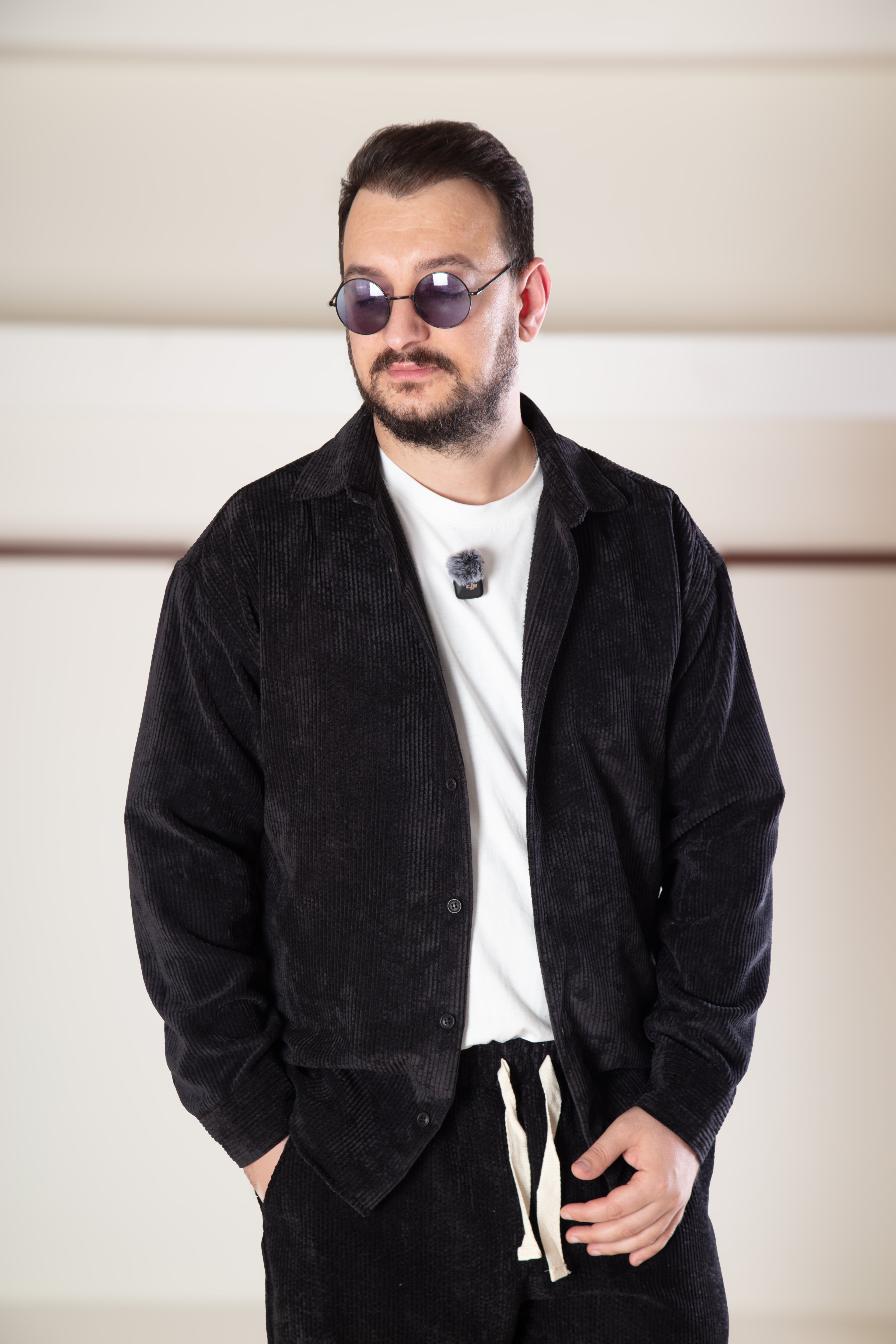 Oversize Kadife Gömlek