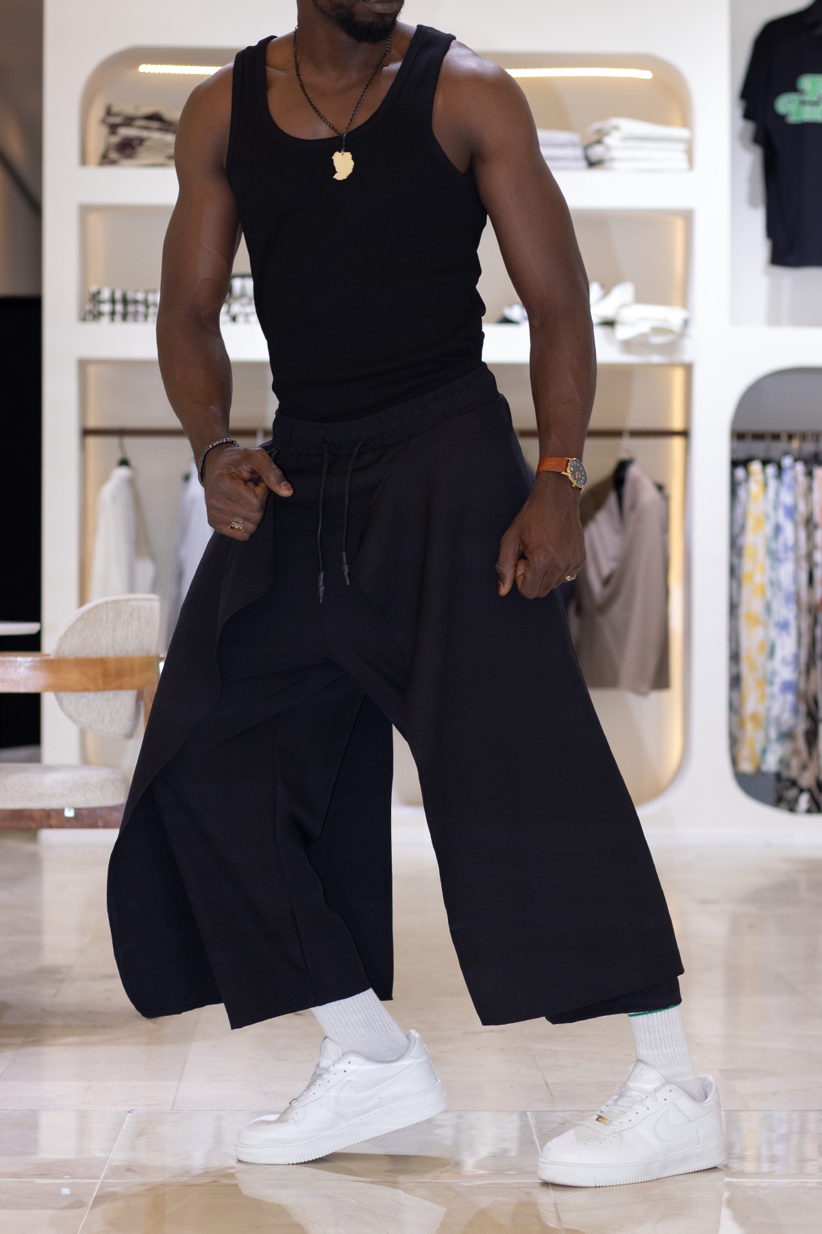 Ön Parçalı Baggy Pantolon