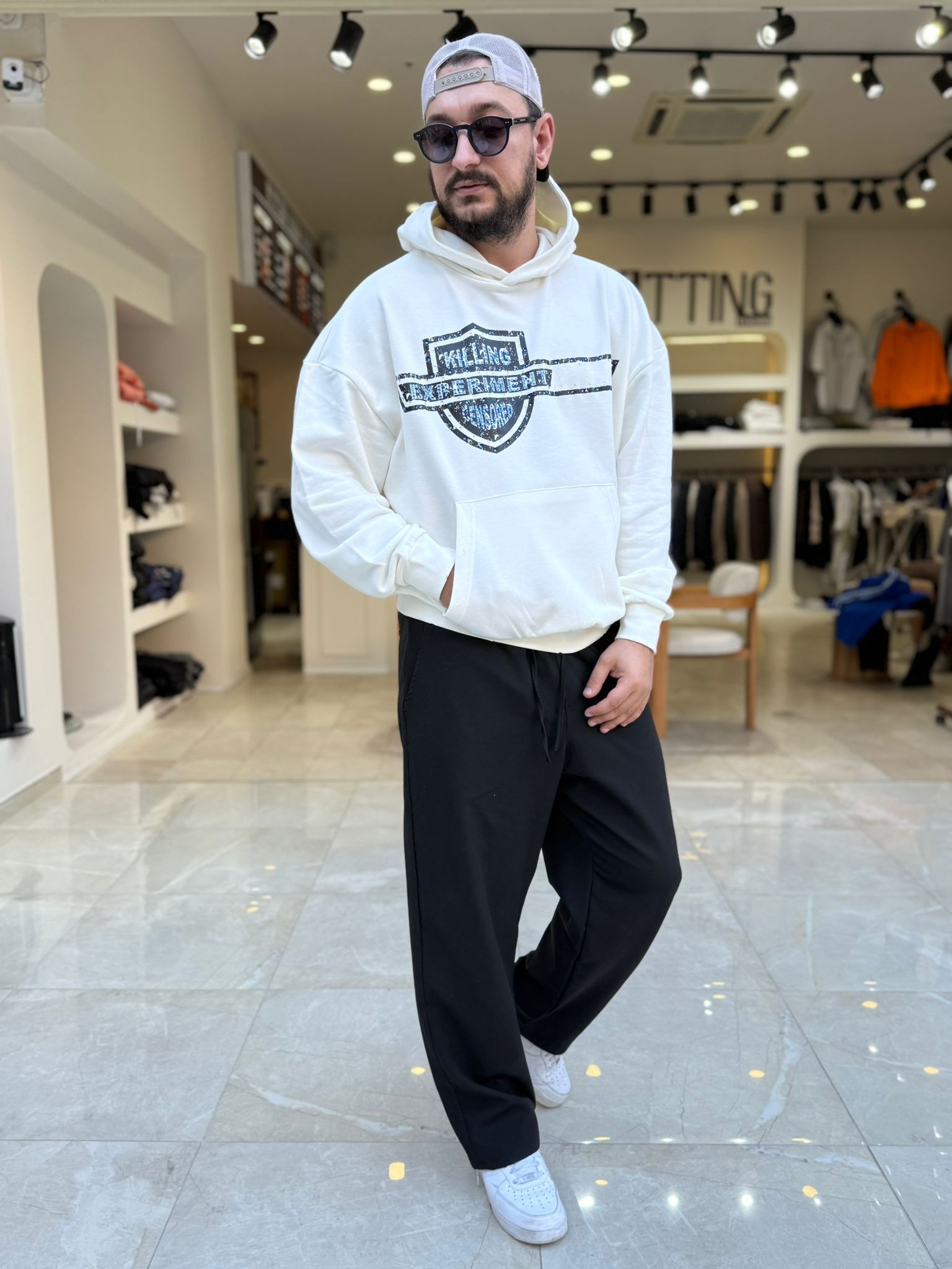 Premium Kalite Baskılı Street Hoodie