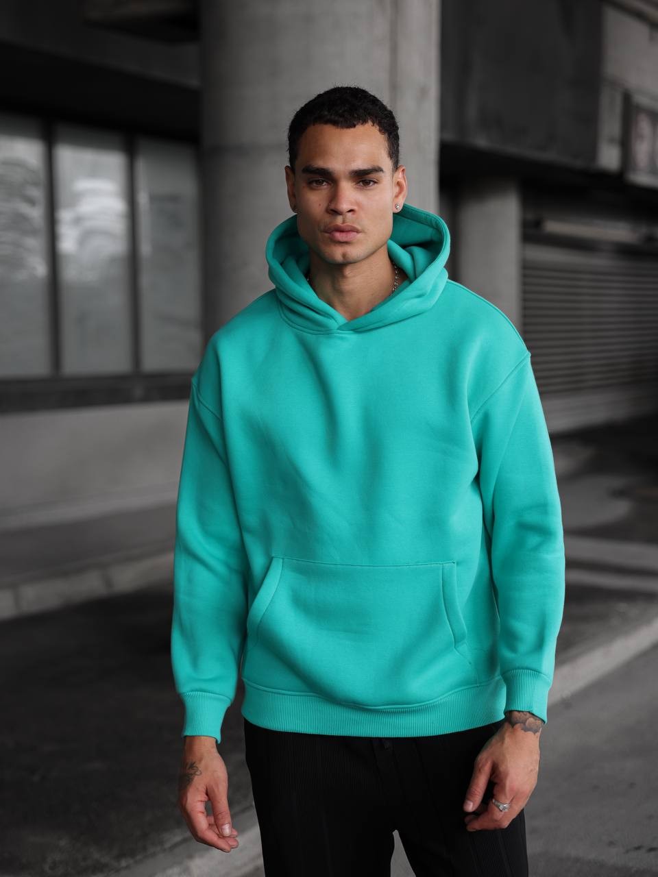 Kapüşonlu Cep Detaylı Hoodie