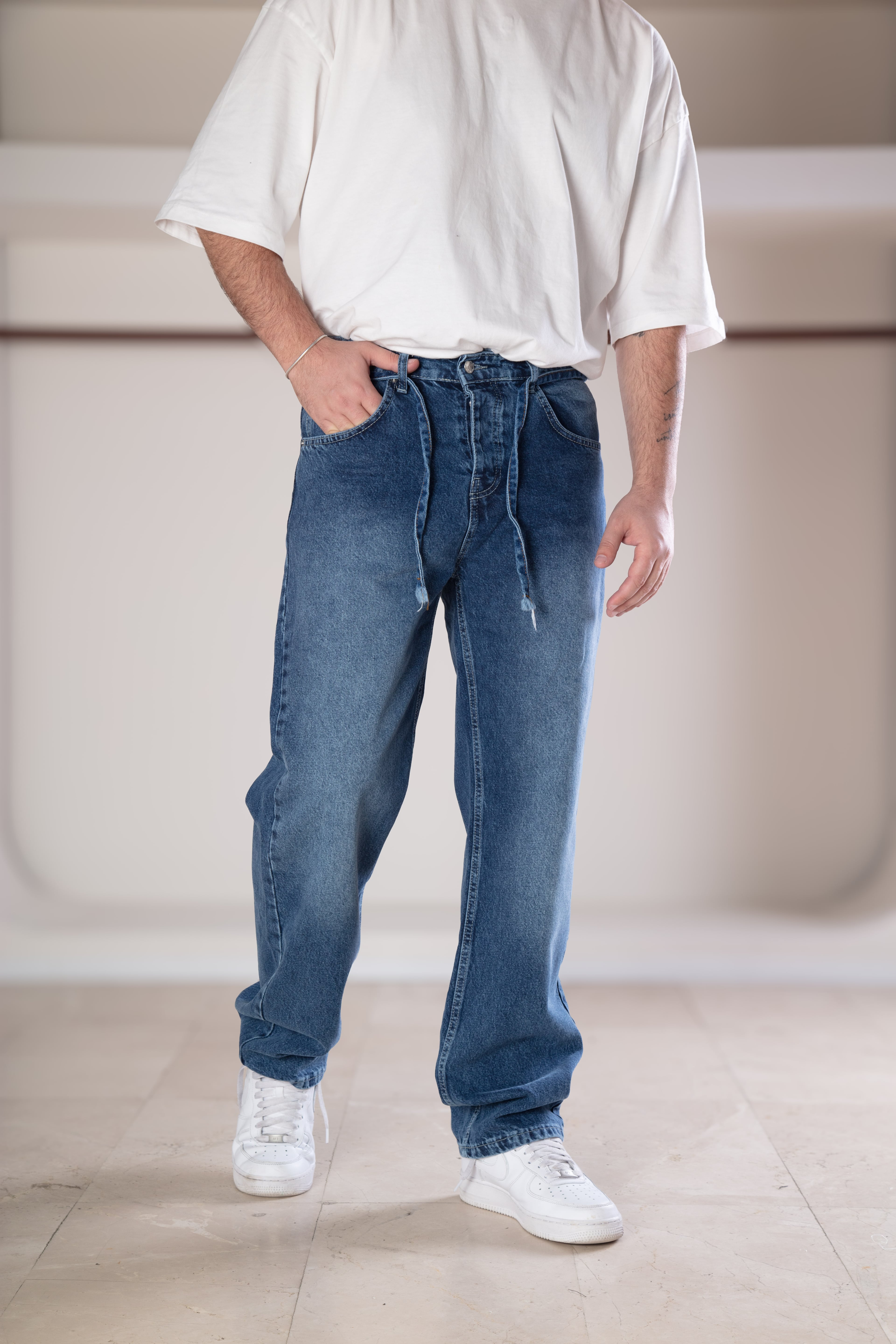 Erkek Baggy Jean Pantolon