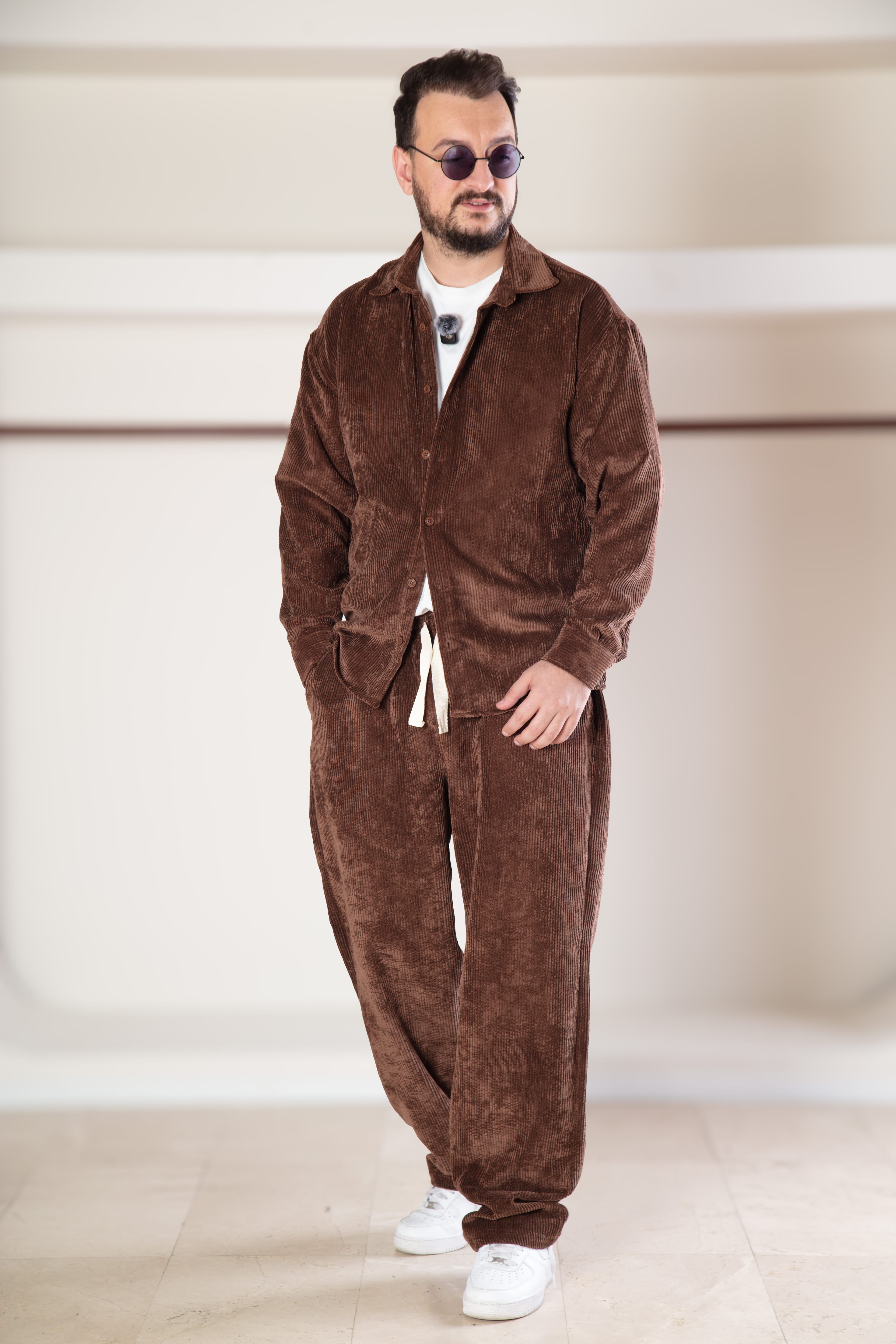 Oversize Kadife Takım