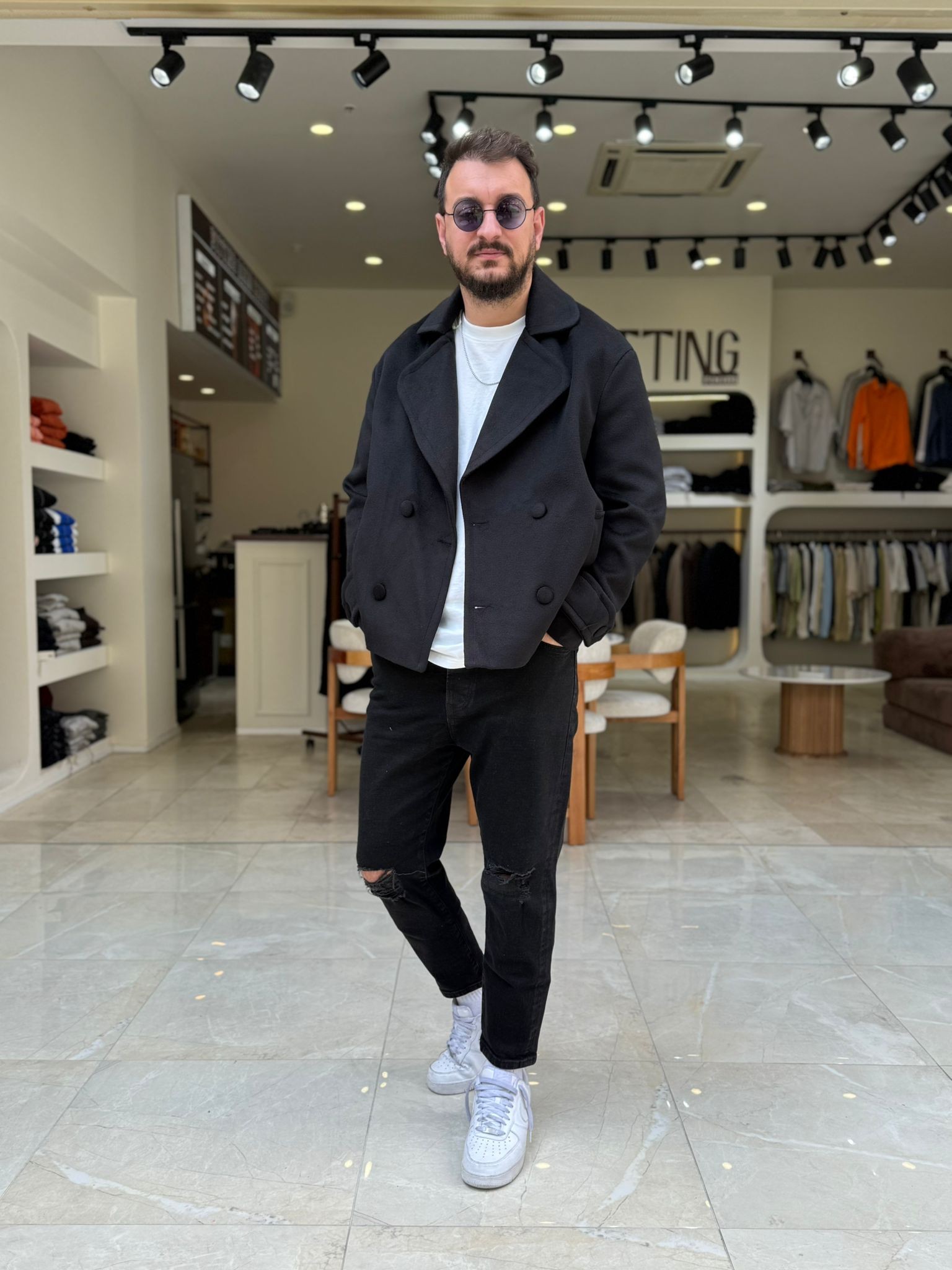 Crop Fit Ceket