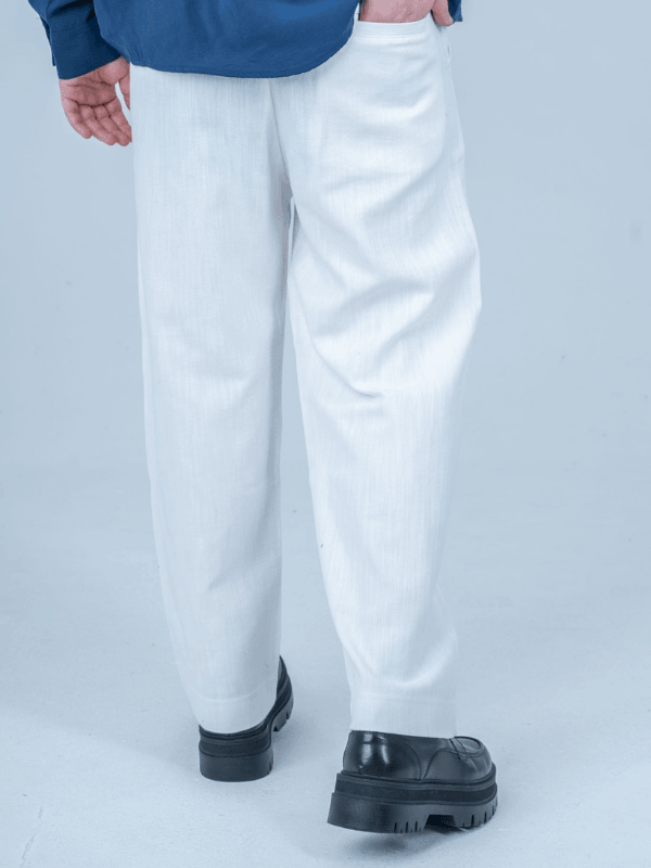 Keten Baggy Kalıp Pantolon