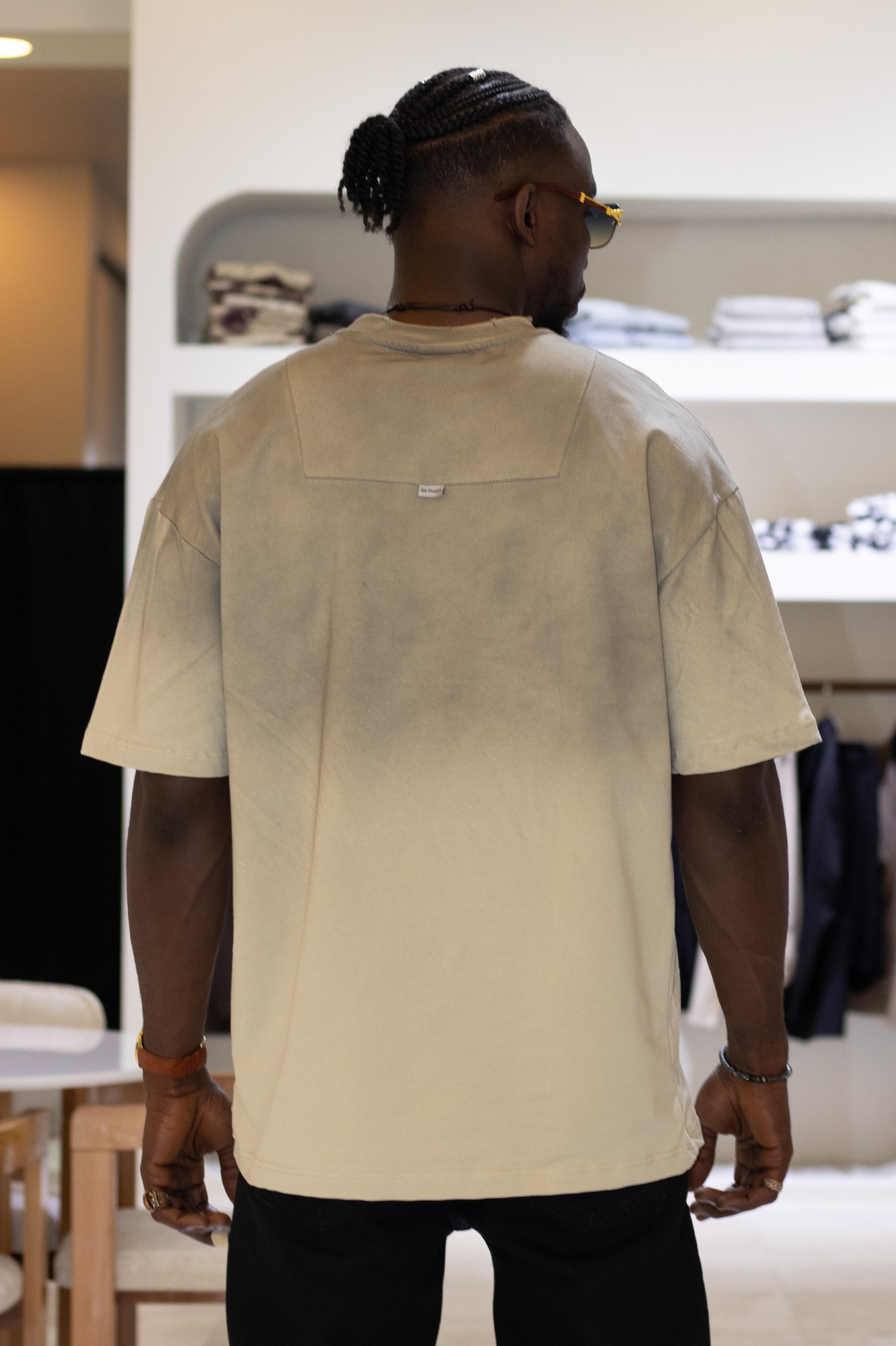 Cep Detaylı Oversize T-Shirt