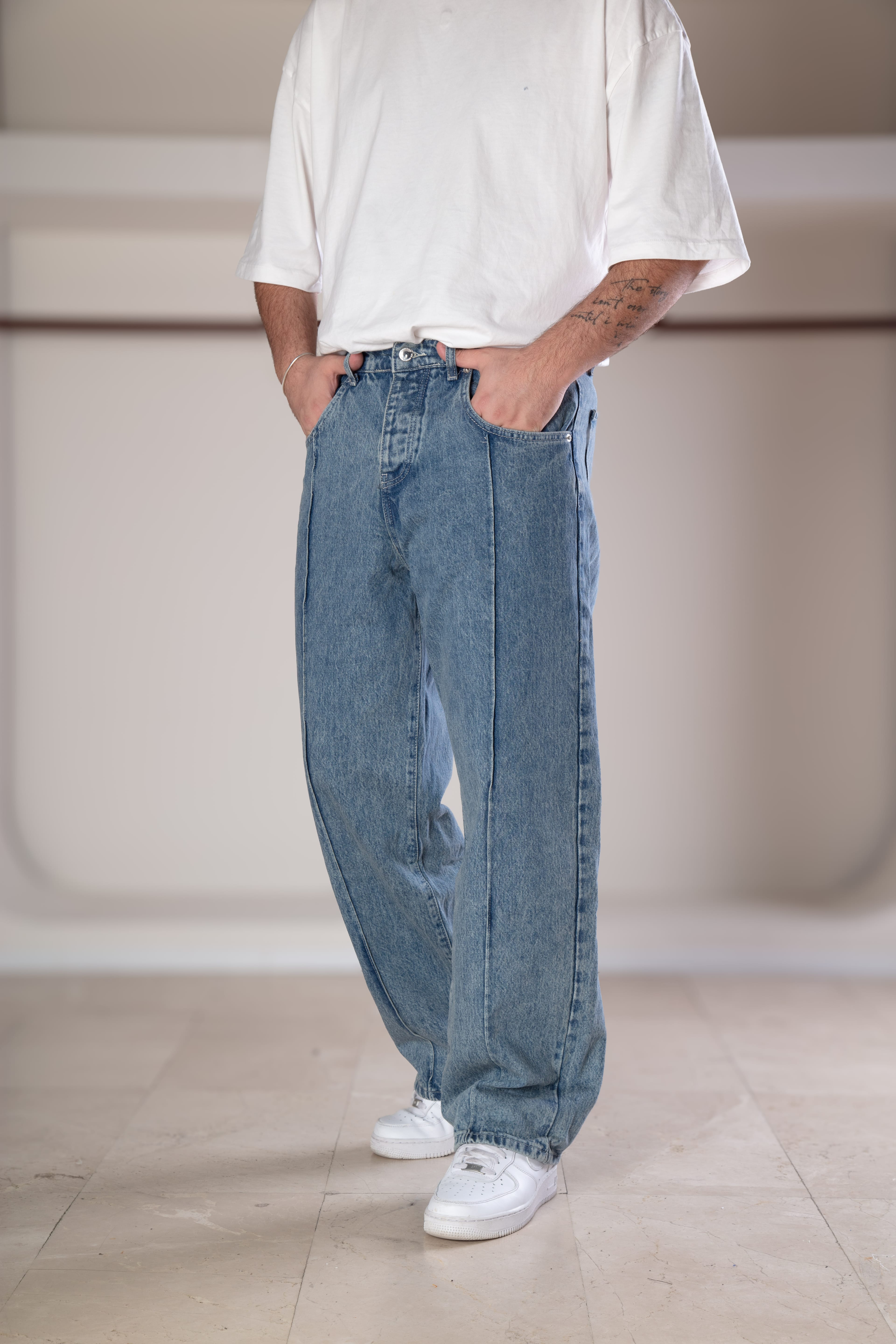 Erkek Baggy Jean Pantolon