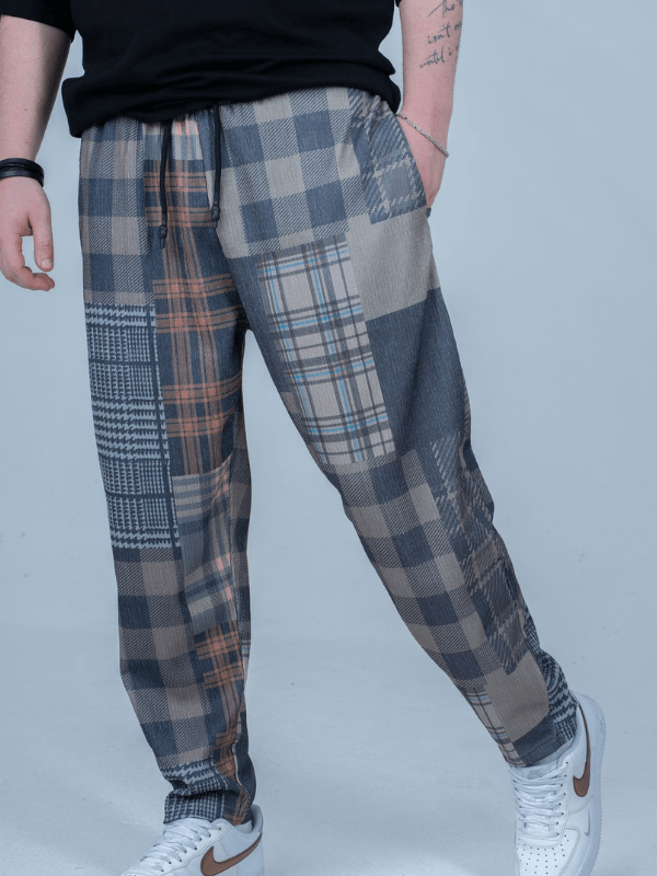 Desenli Baggy Pantolon