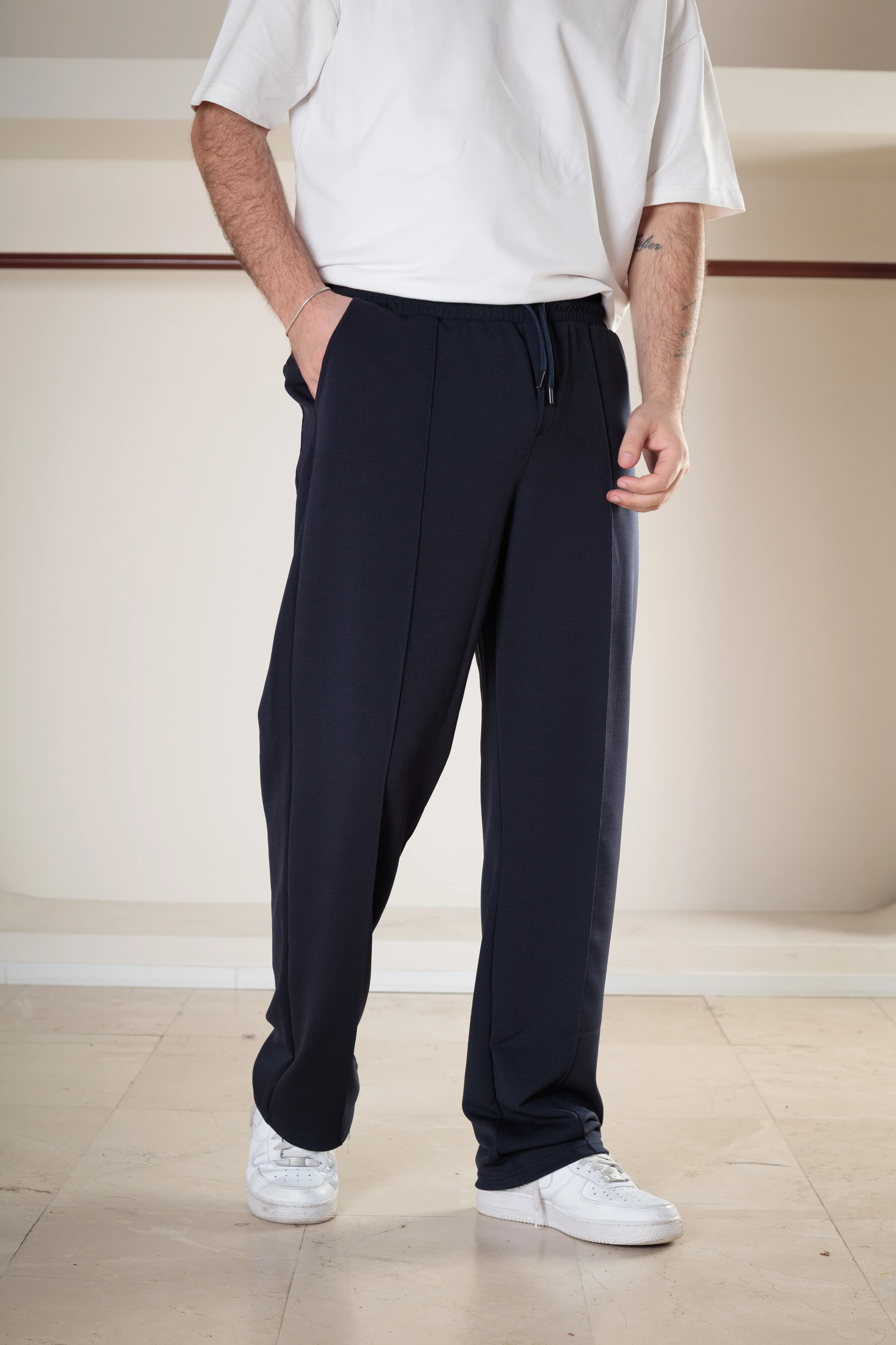 Ful Lıkralı Baggy Pantolon