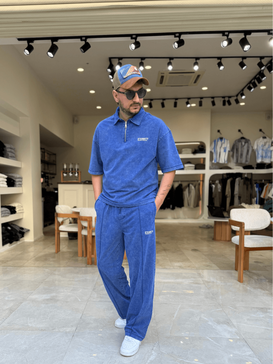 Fermuar Detaylı Oversize Takım