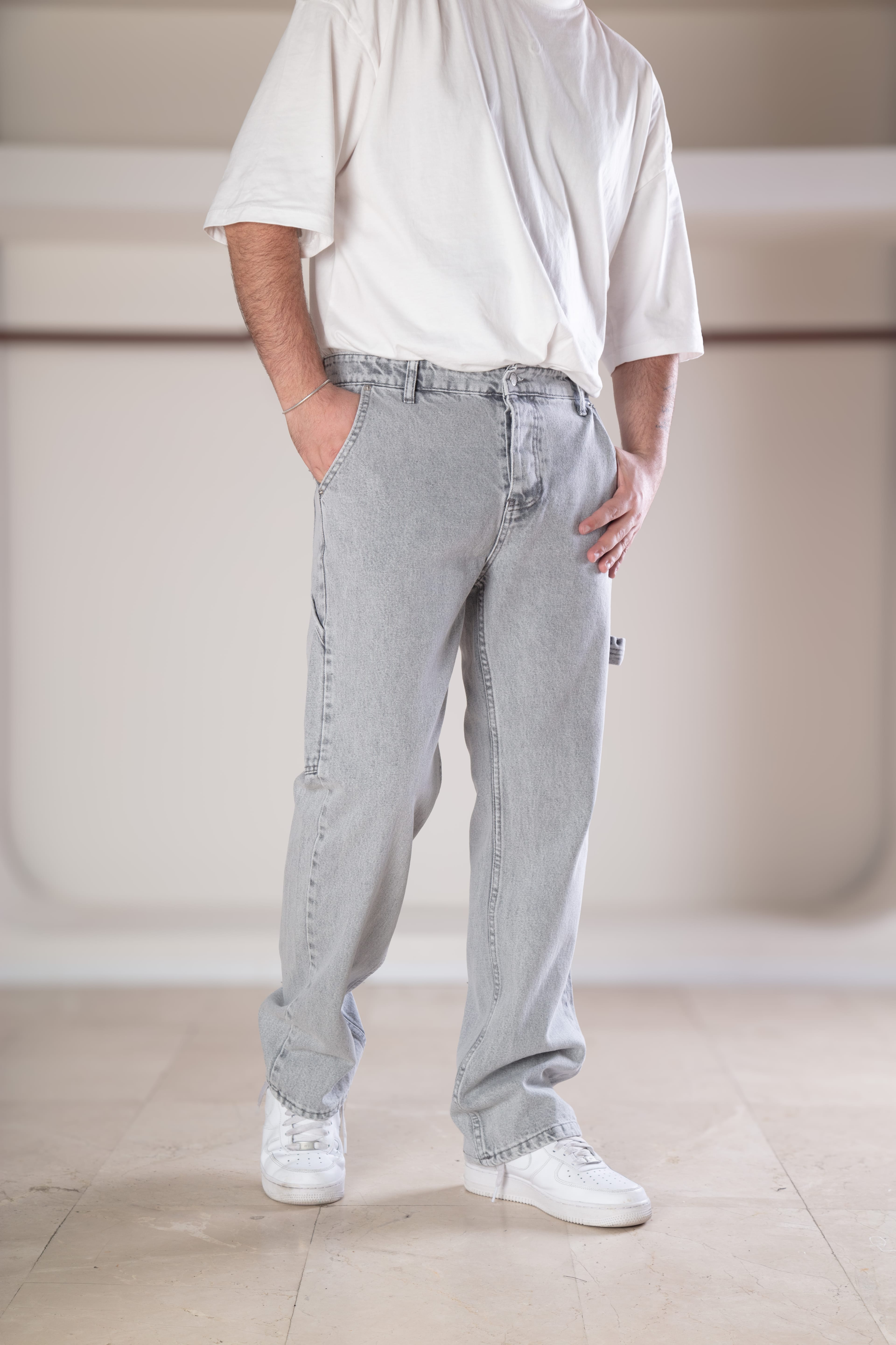 Erkek Baggy Jean Pantolon