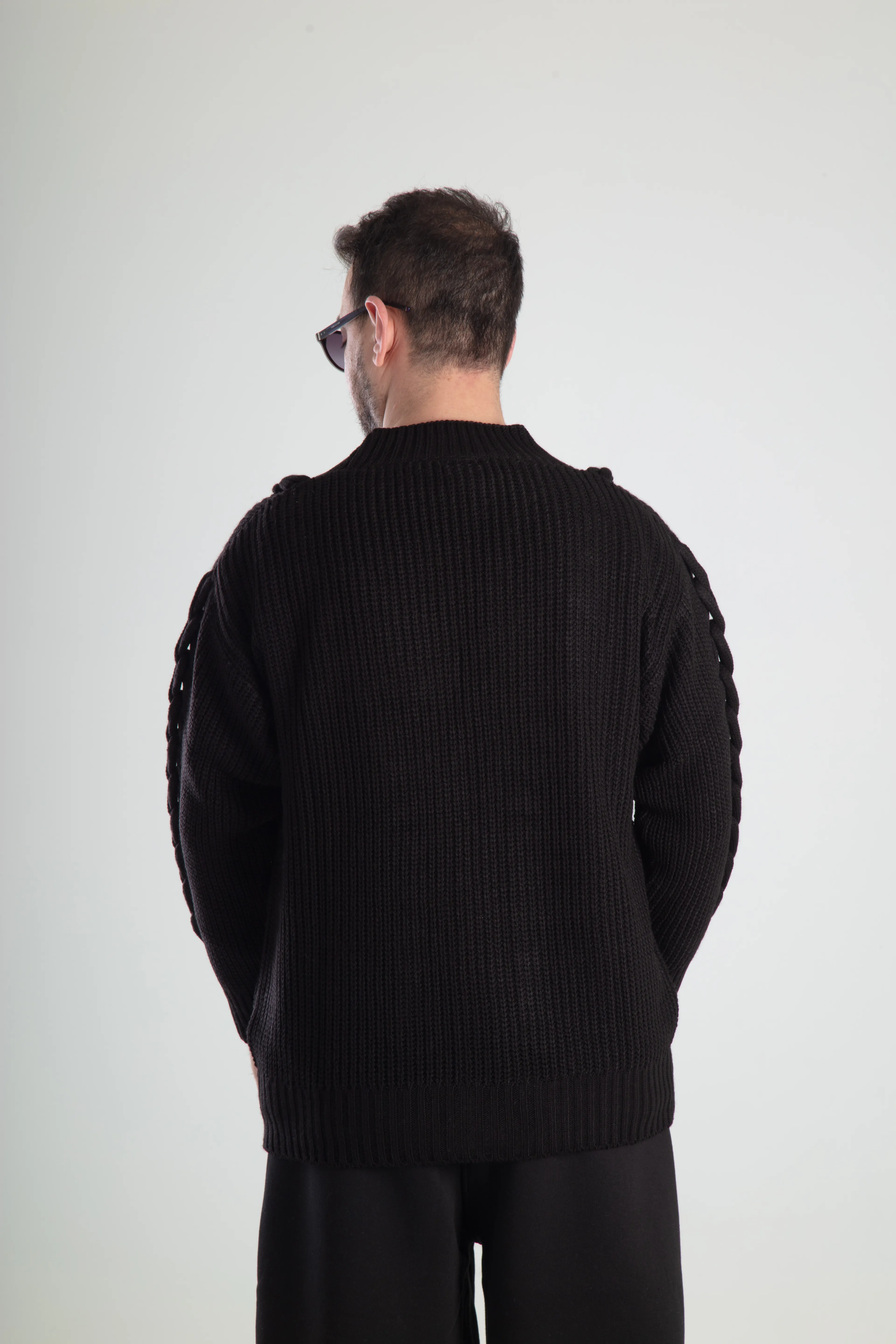 Premium Örgülü Triko Hırka