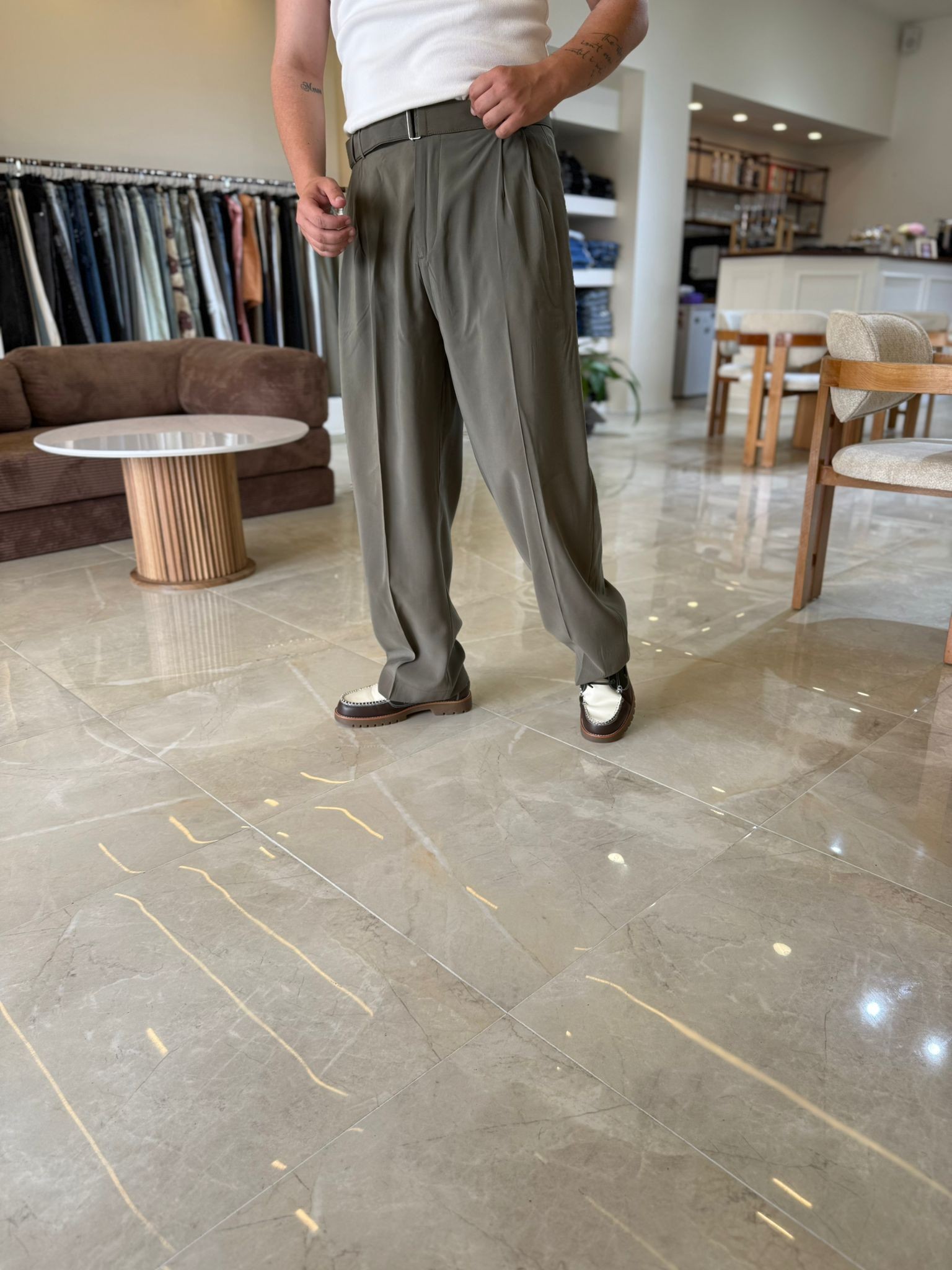 İtalyan Kesim Baggy Pantolon