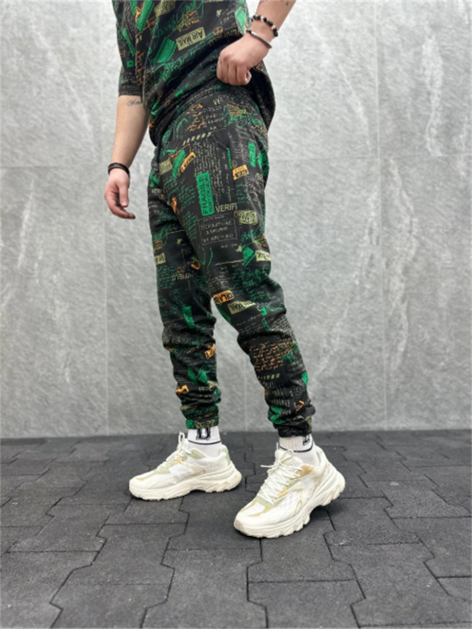 Erkek Mailbox Desenli Jogger