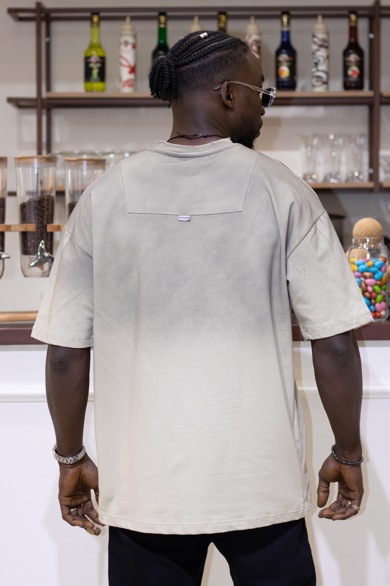 Cep Detaylı Oversize Tshirt