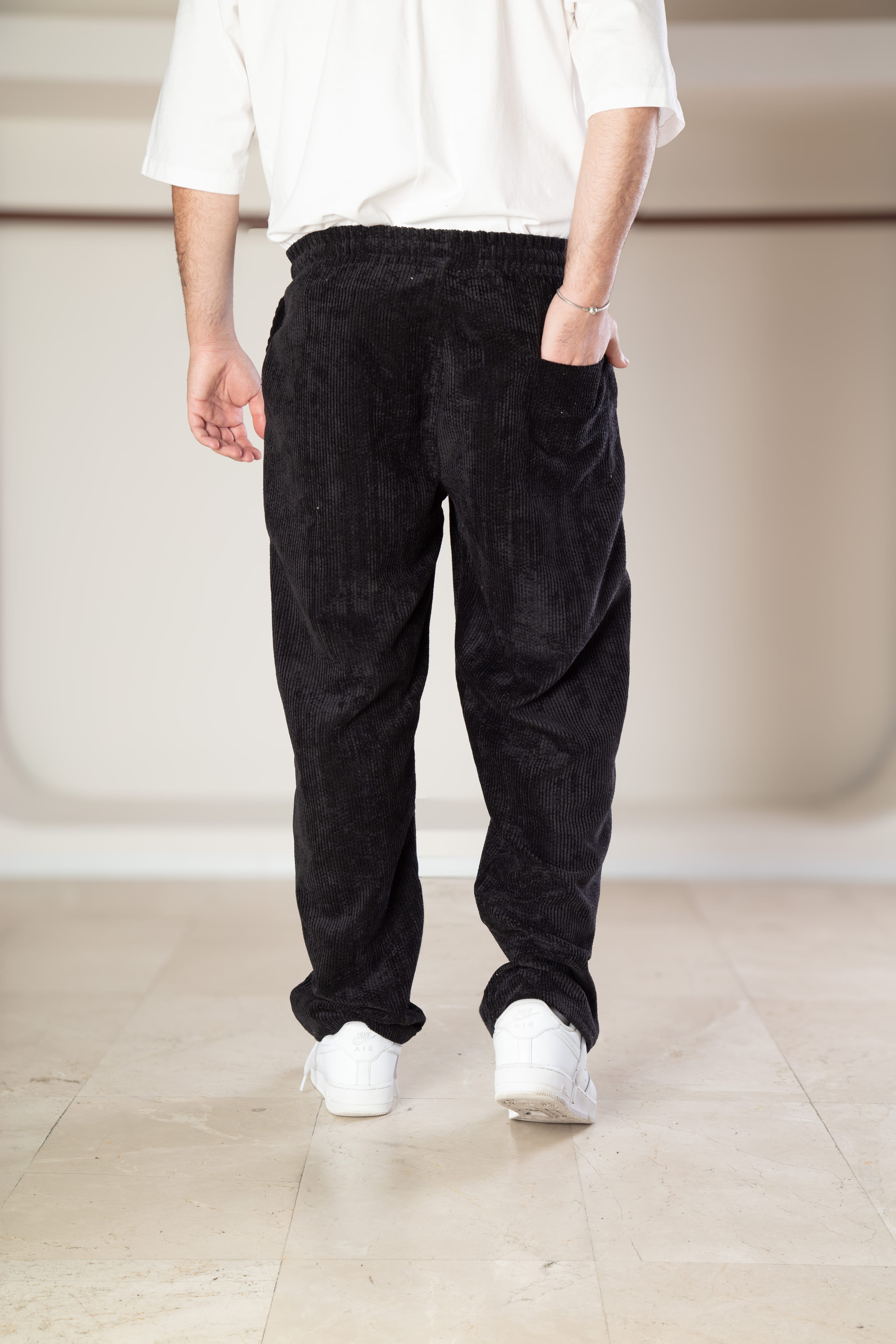 Kadife Kumaş Baggy Pantolon