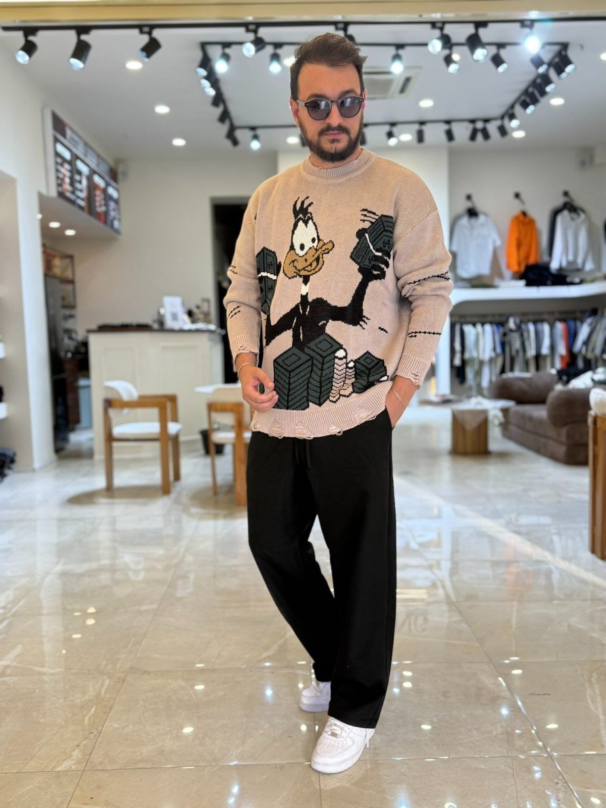 DufyDuck Desenli Premium Kazak