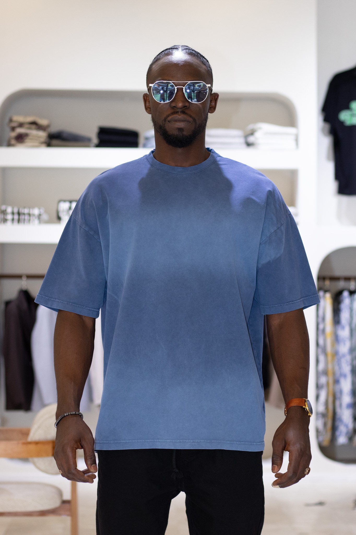 Play Baskılı Oversize T-Shirt