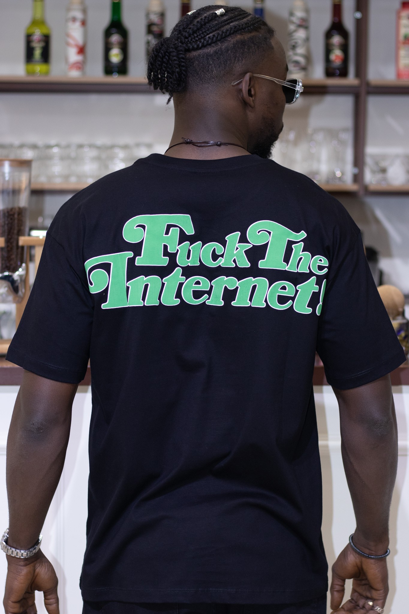 F**k The Baskılı Oversize Tshirt