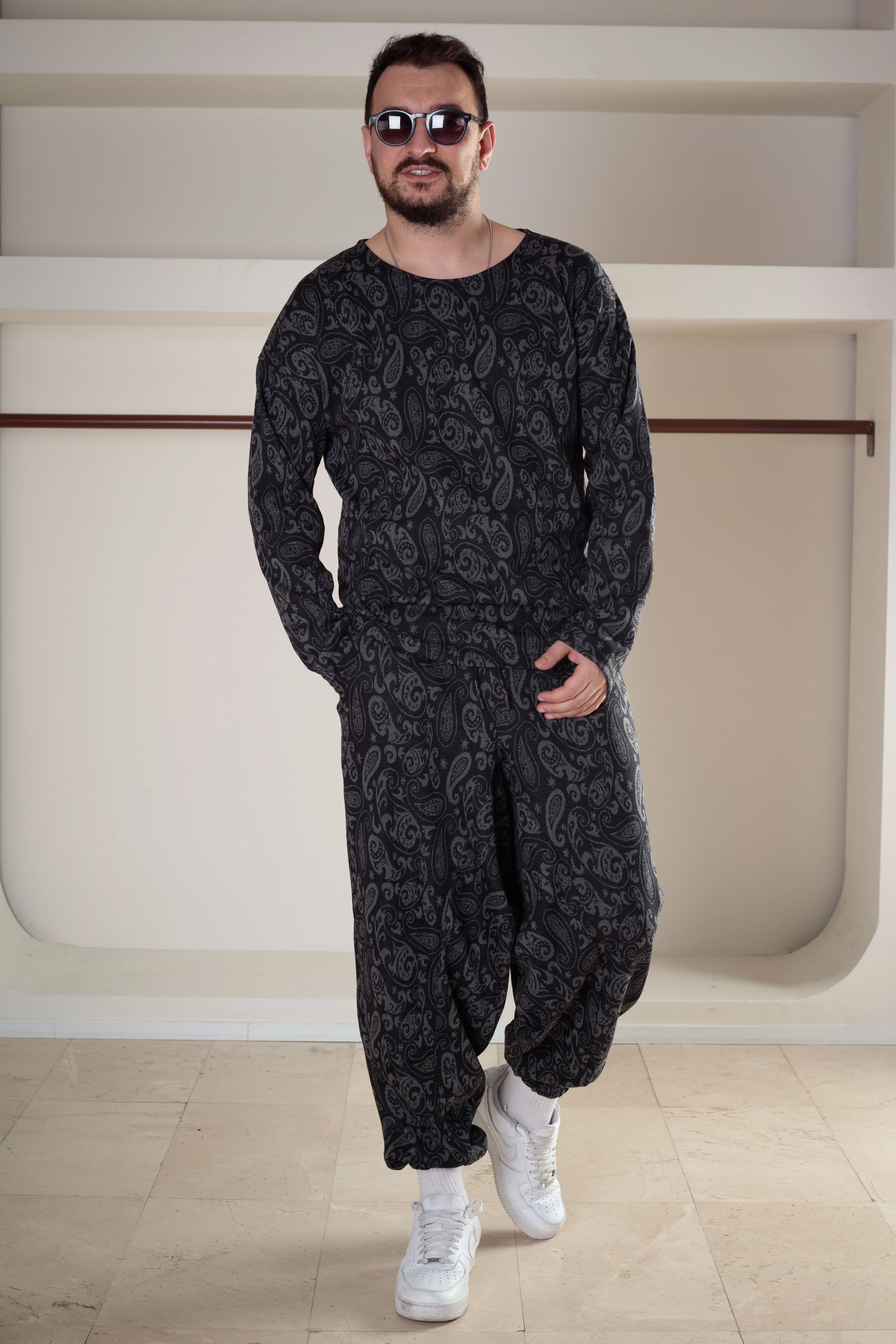 Desenli Şalvar Takım