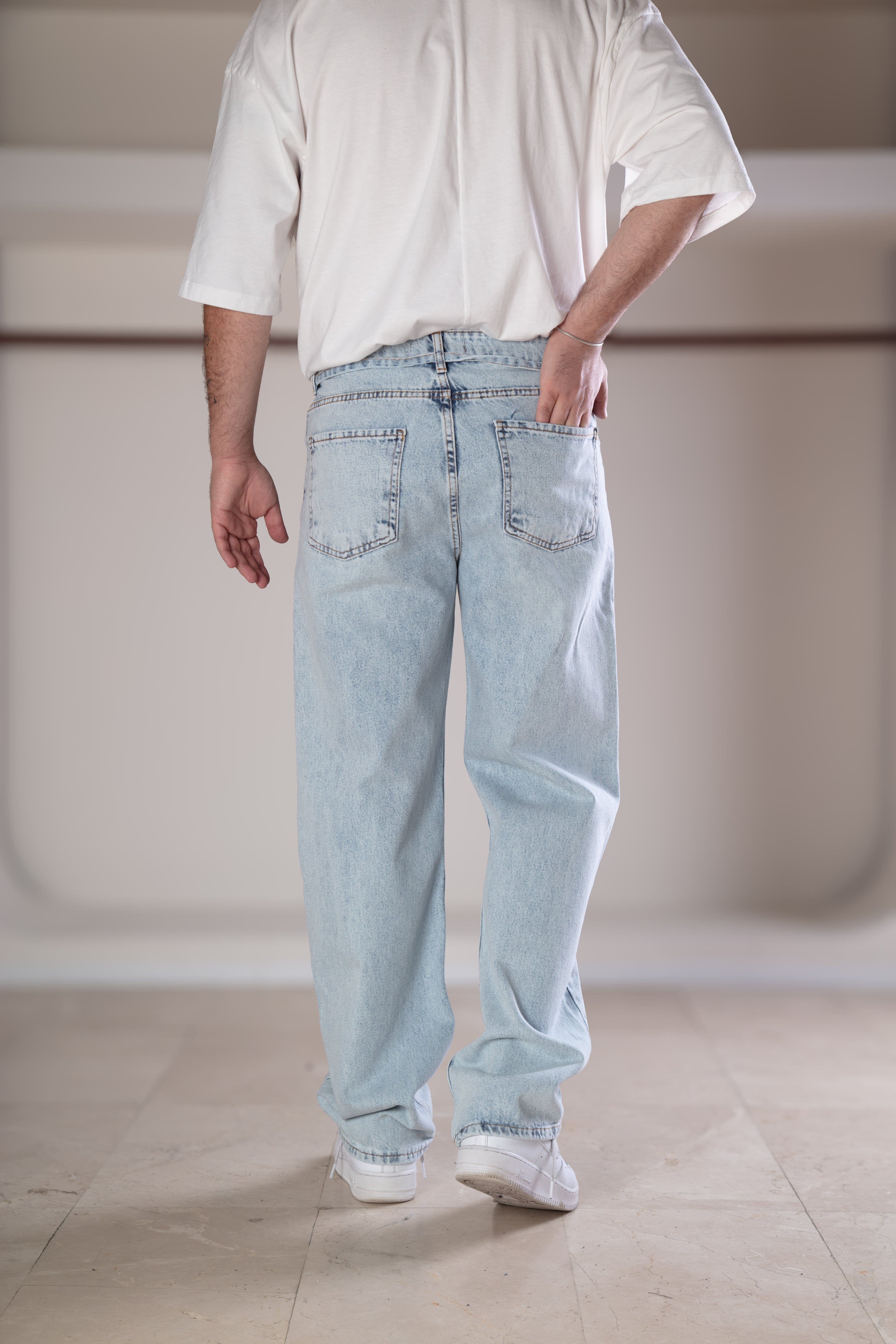 Erkek Baggy Jean Pantolon