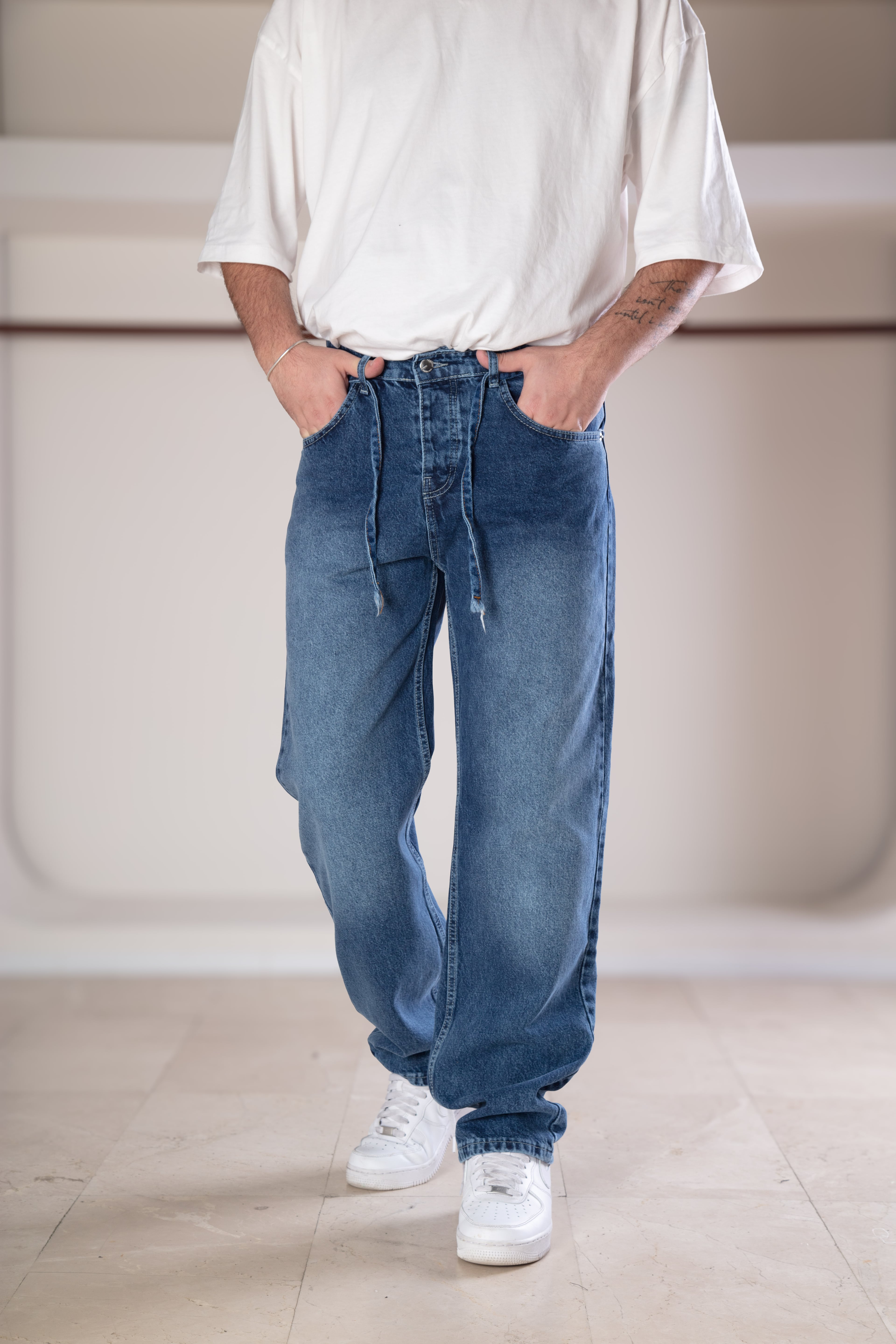 Erkek Baggy Jean Pantolon