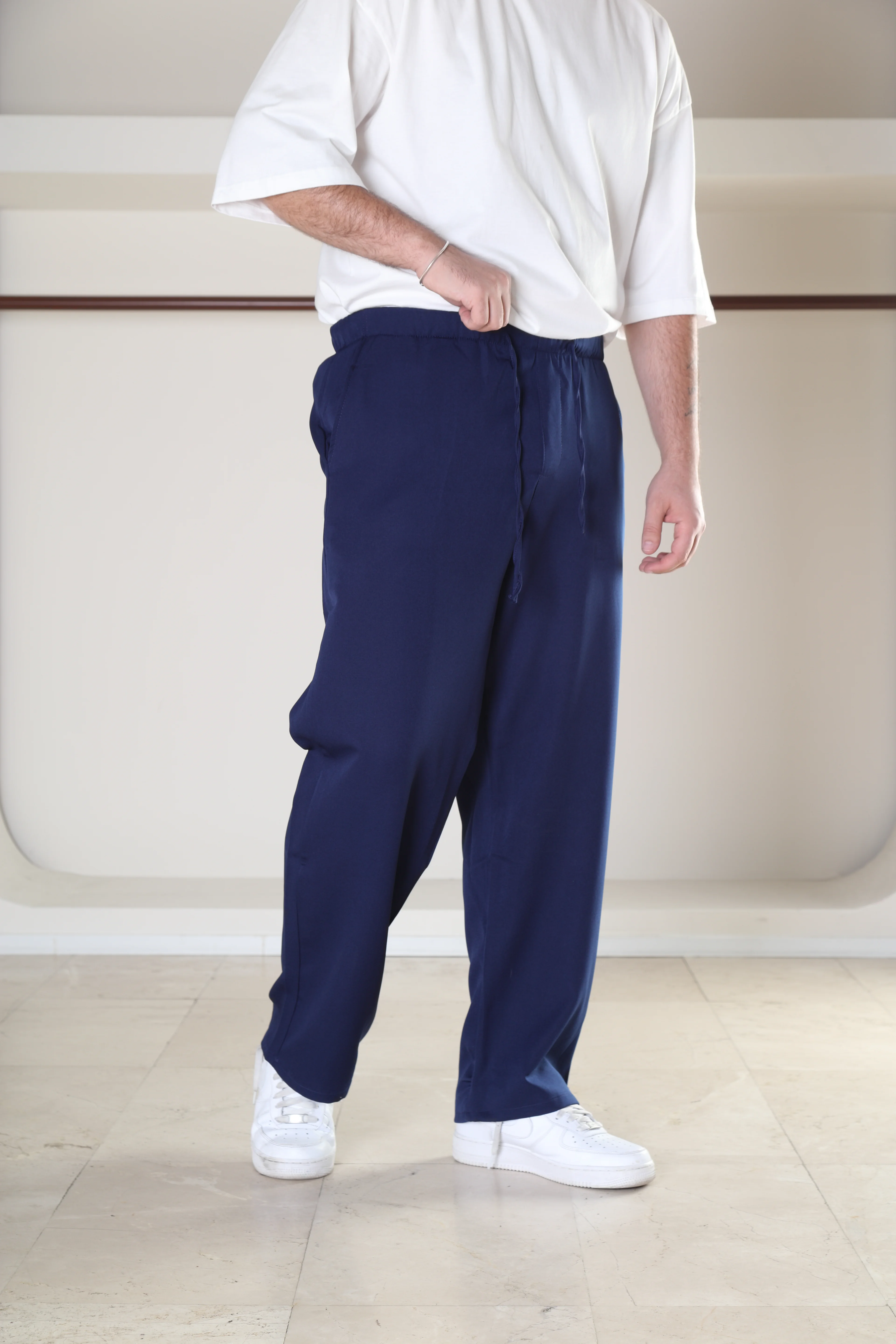 Ful Lıkralı Baggy Pantolon