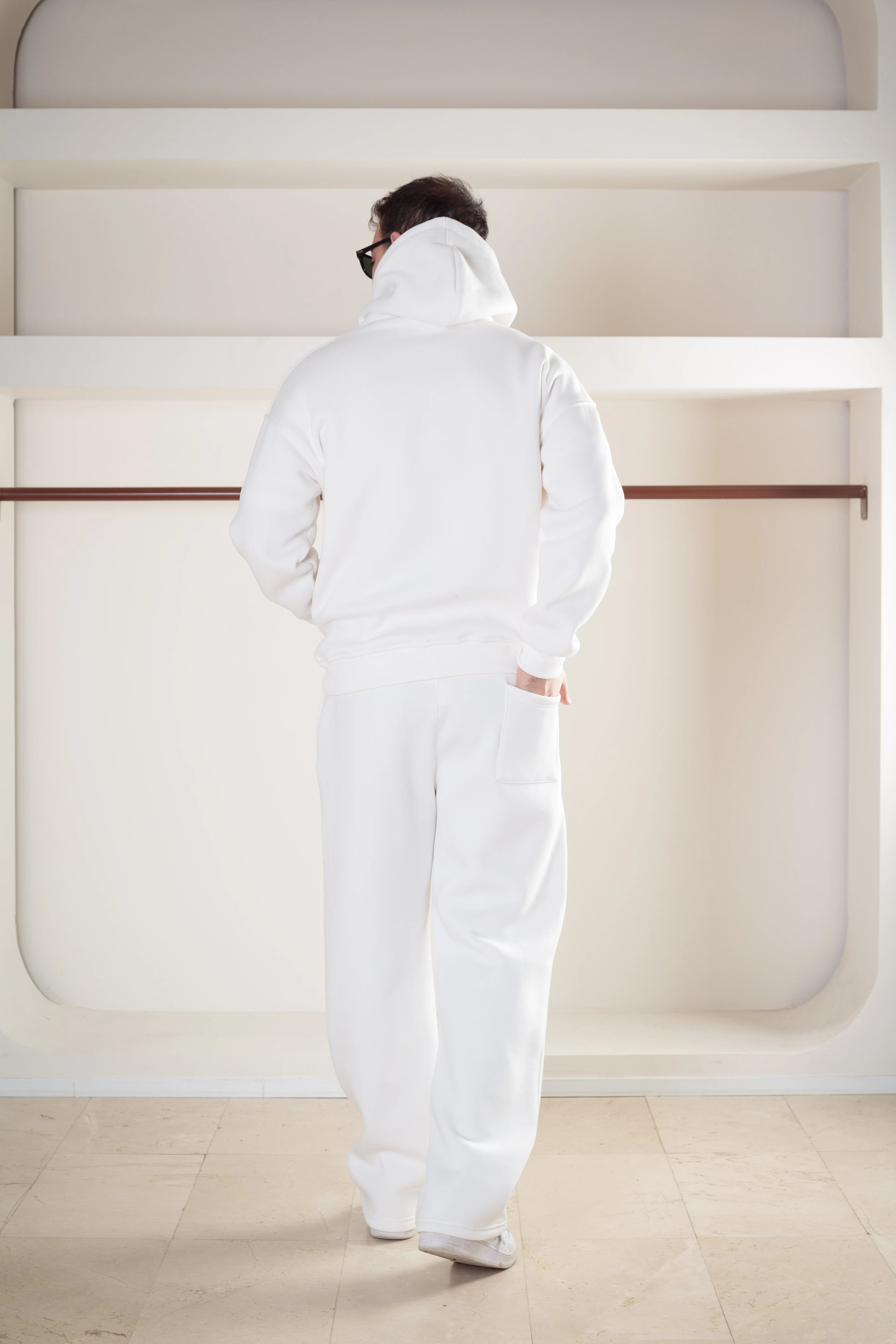 3iplik Şardonlu Oversize Takım