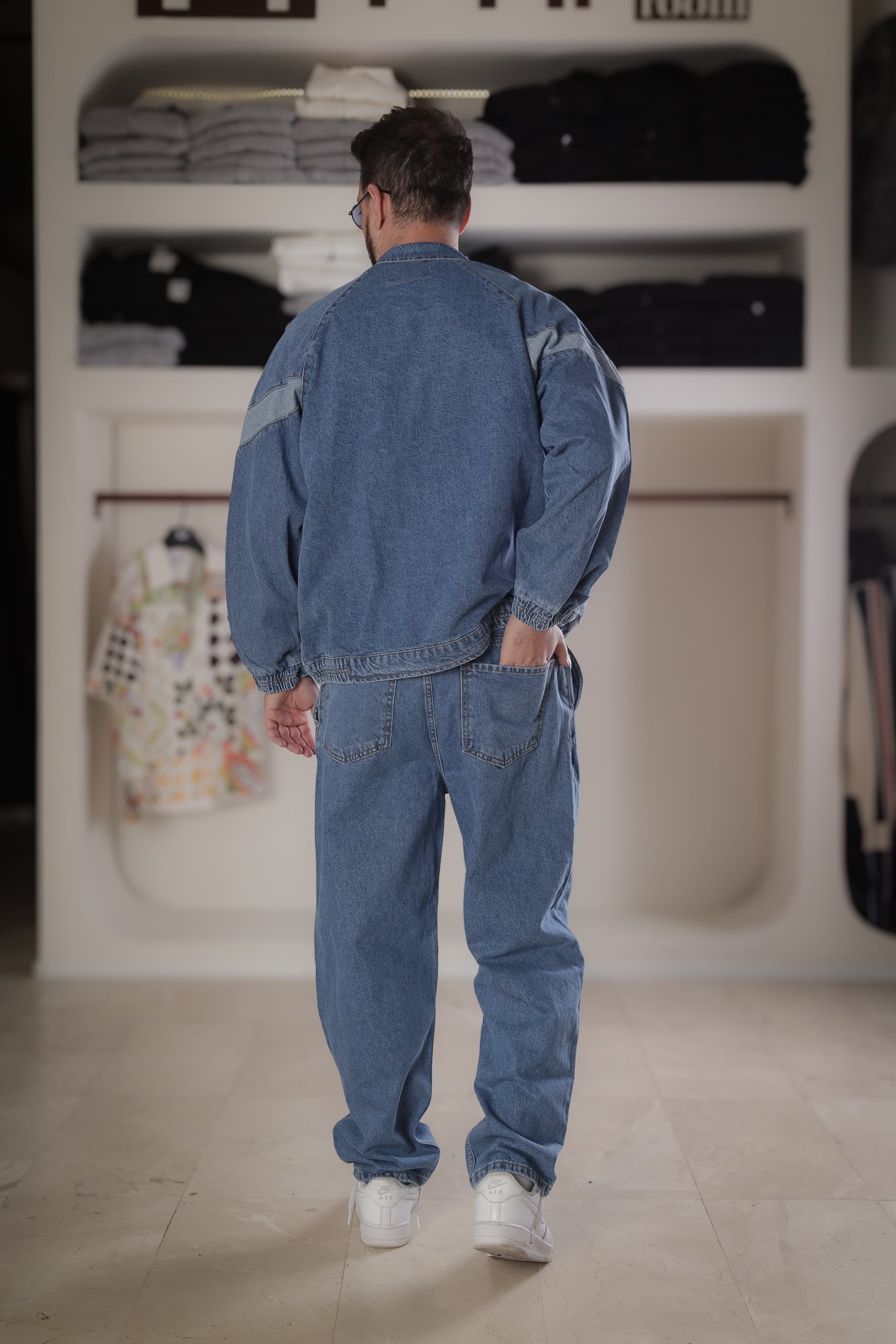 Baggy Pantolon Kot Ceket Takım