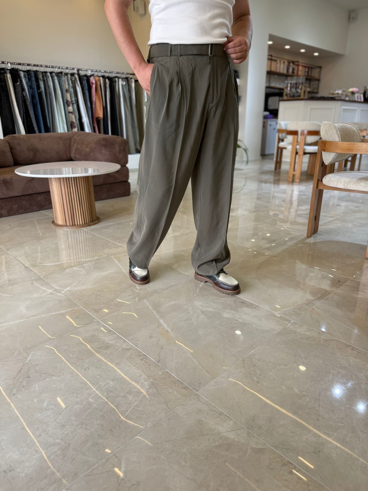 İtalyan Kesim Baggy Pantolon