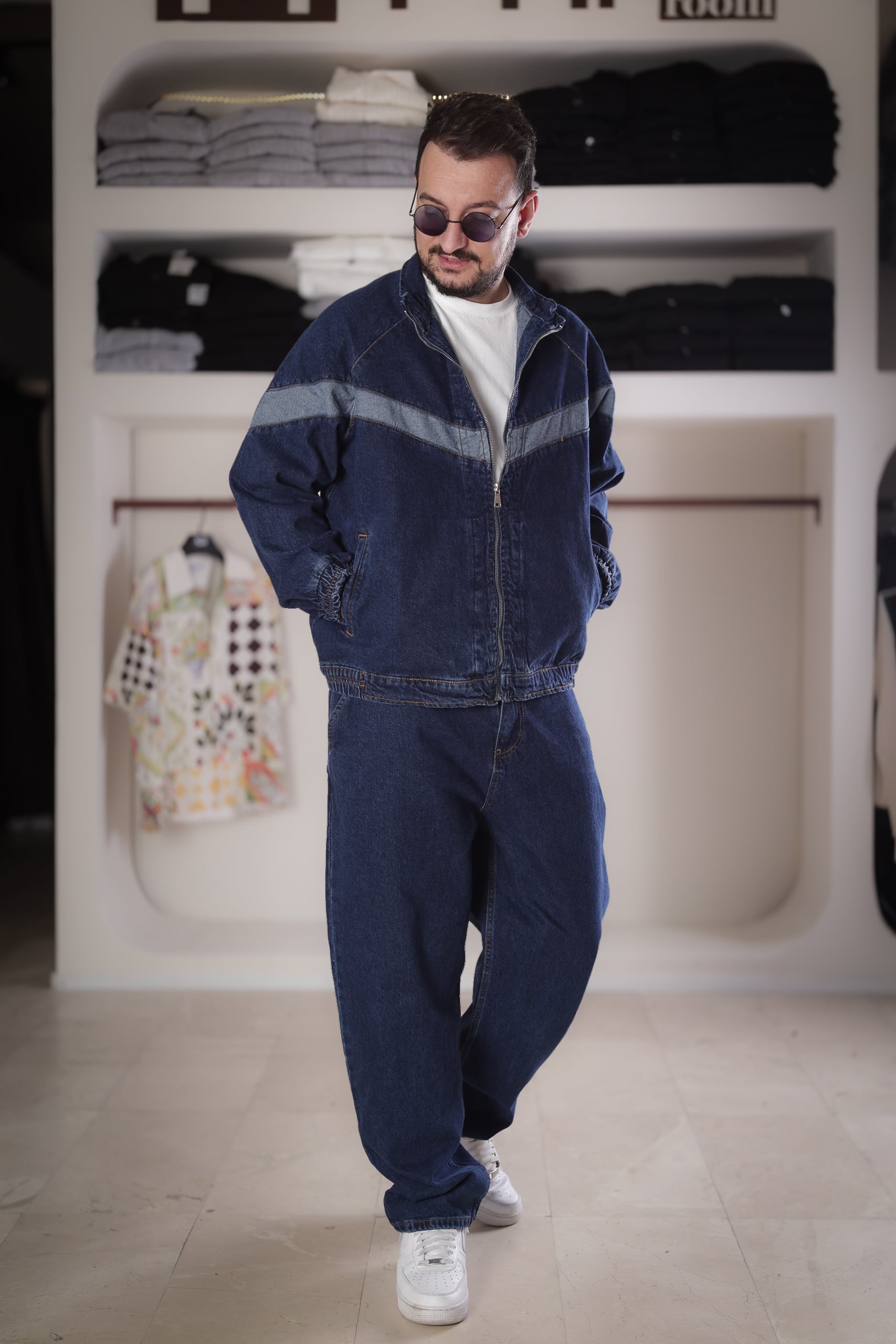 Baggy Pantolon Kot Ceket Takım