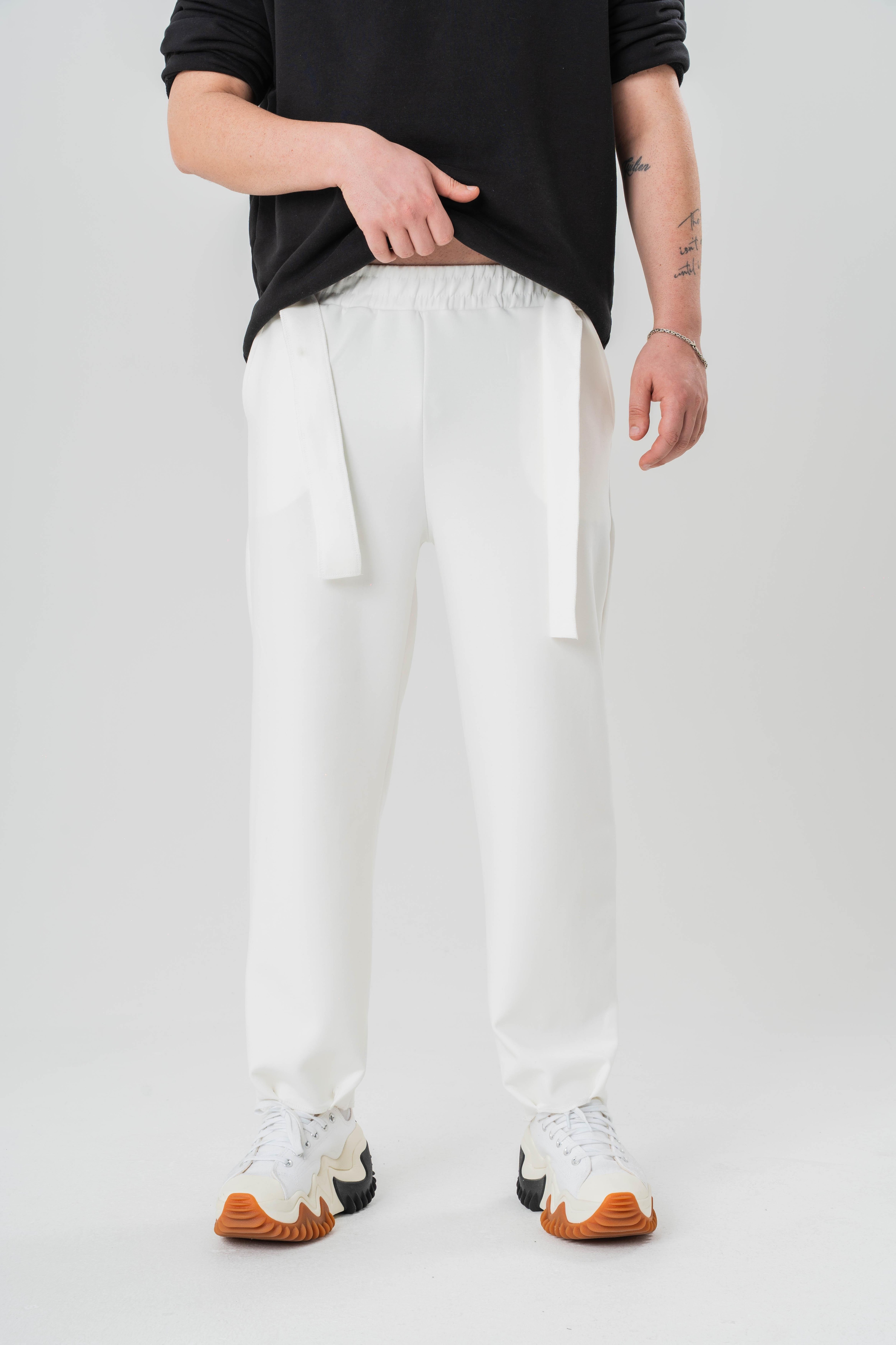 Kuşaklı Baggy Pantolon