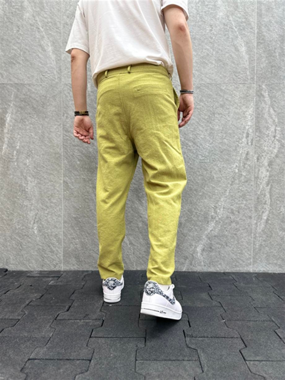 Erkek Keten Pantalon