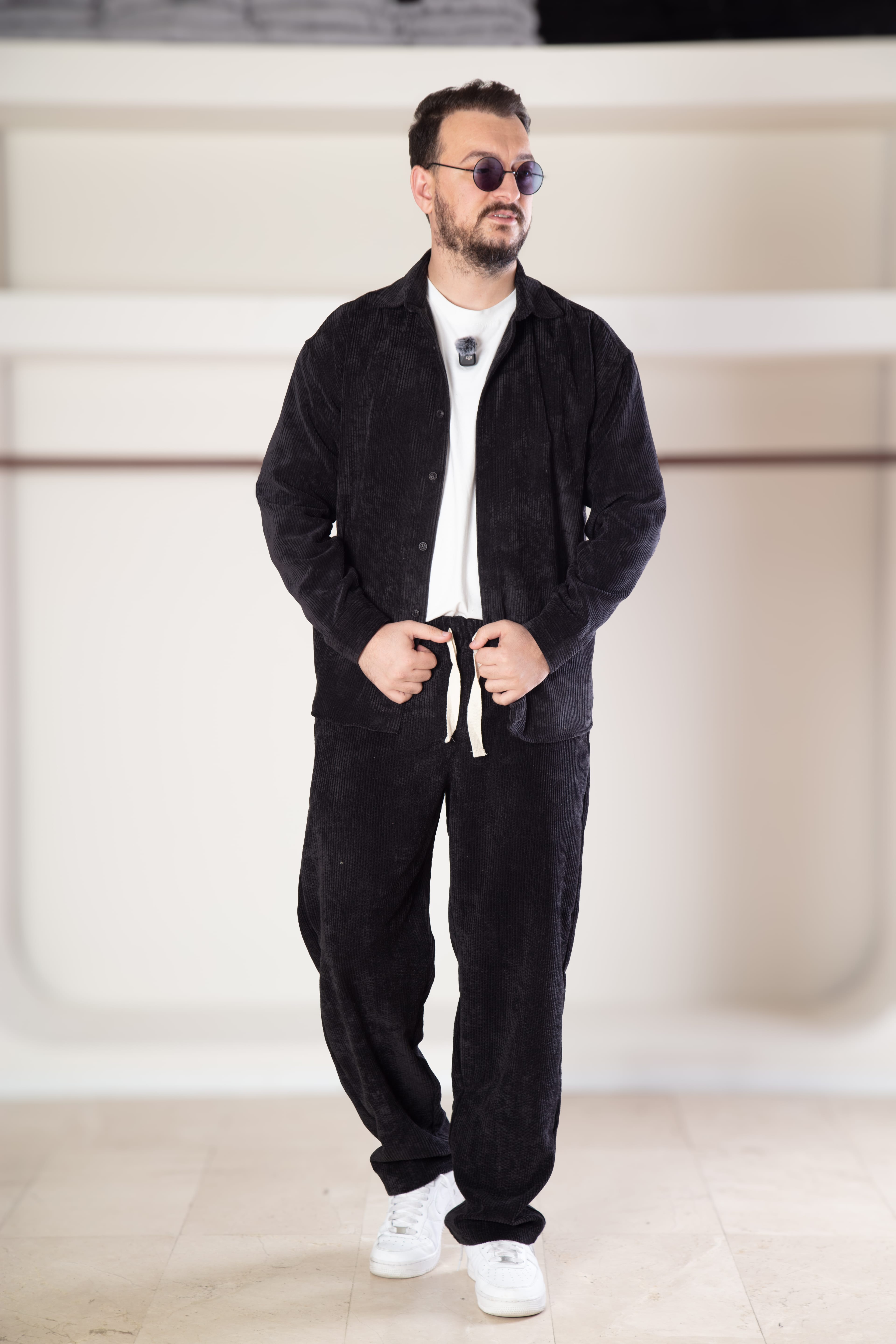 Oversize Kadife Takım