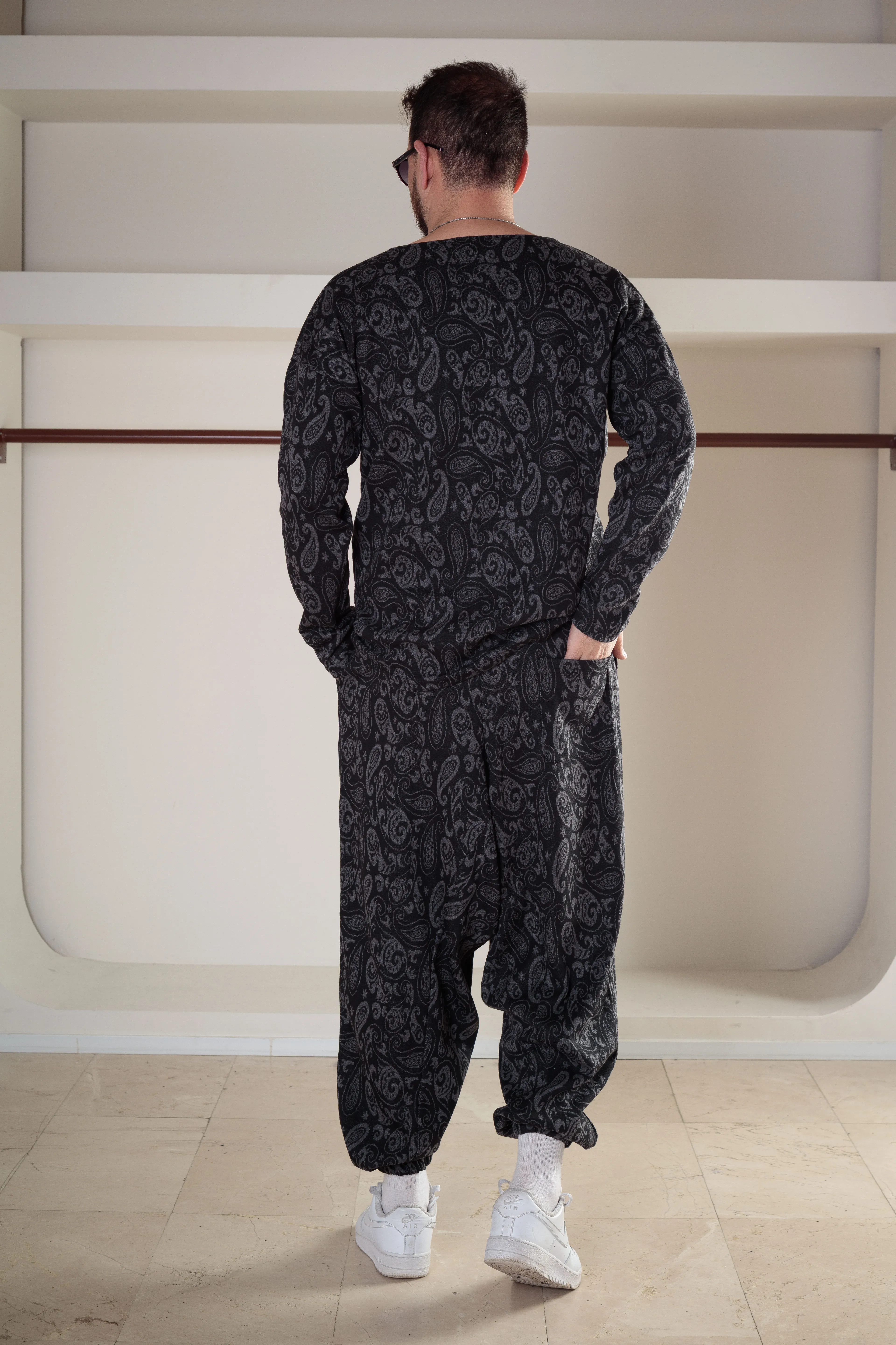 Desenli Şalvar Takım