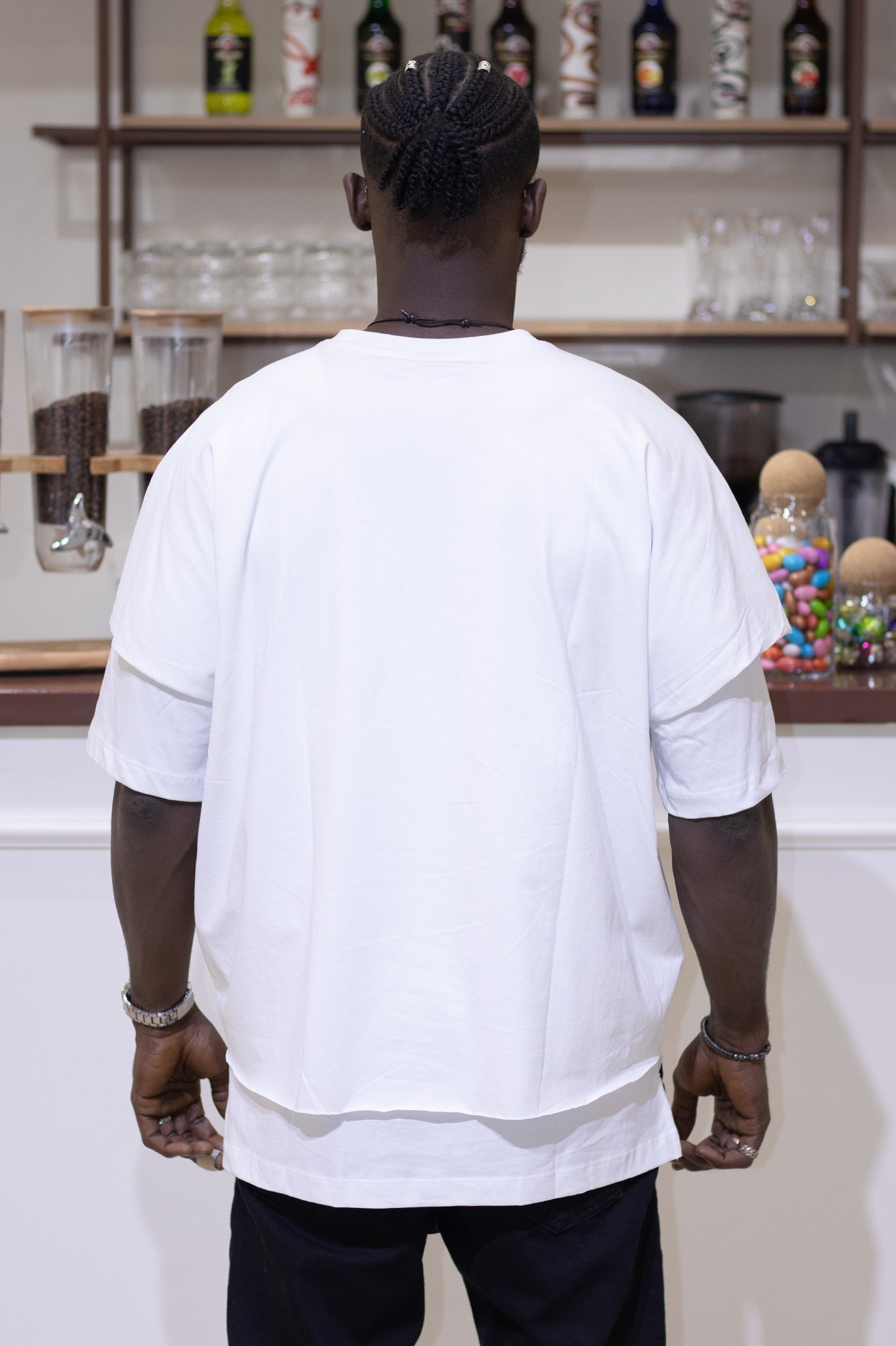 Çift Dikil Oversize Tshirt