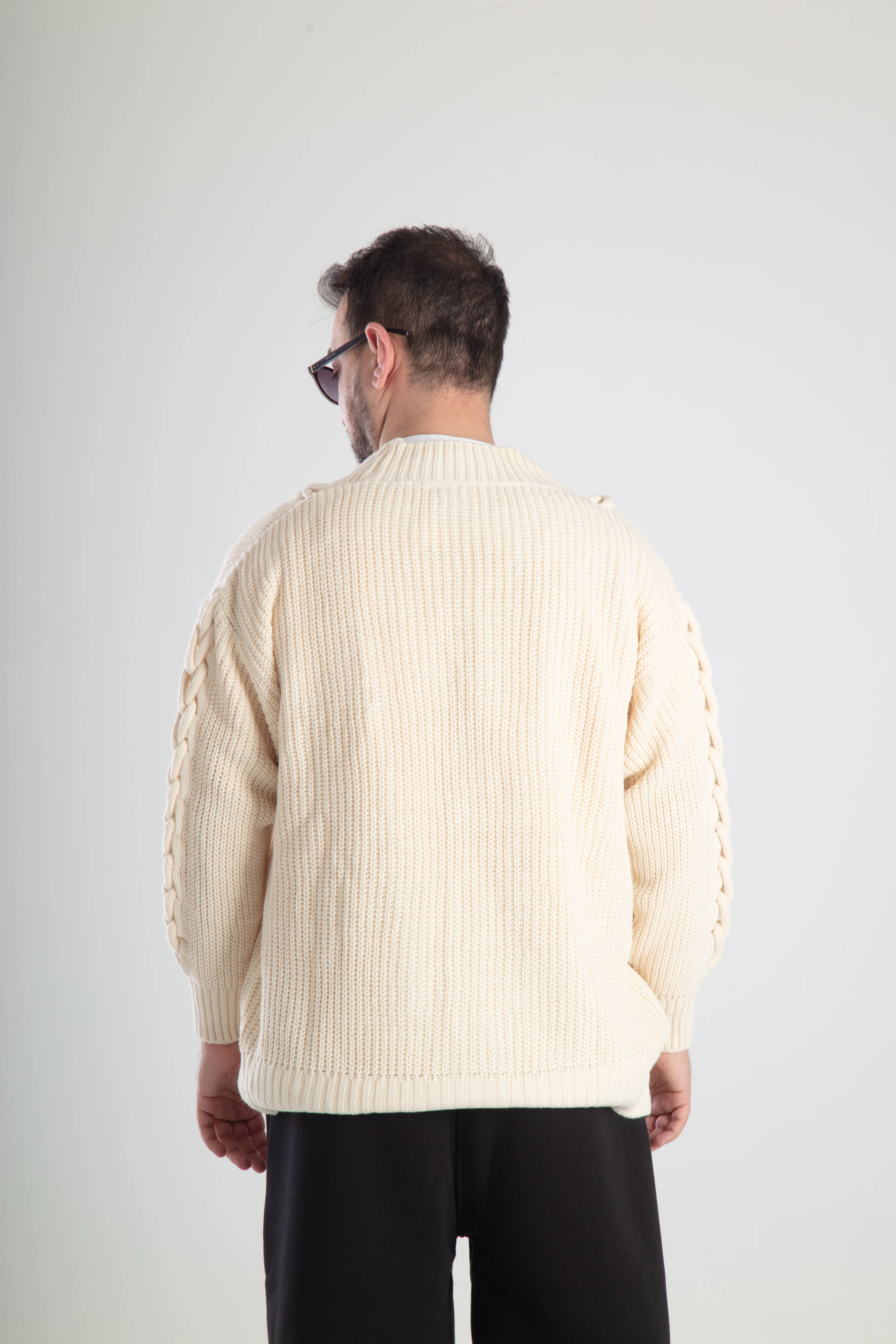 Premium Örgülü Triko Hırka