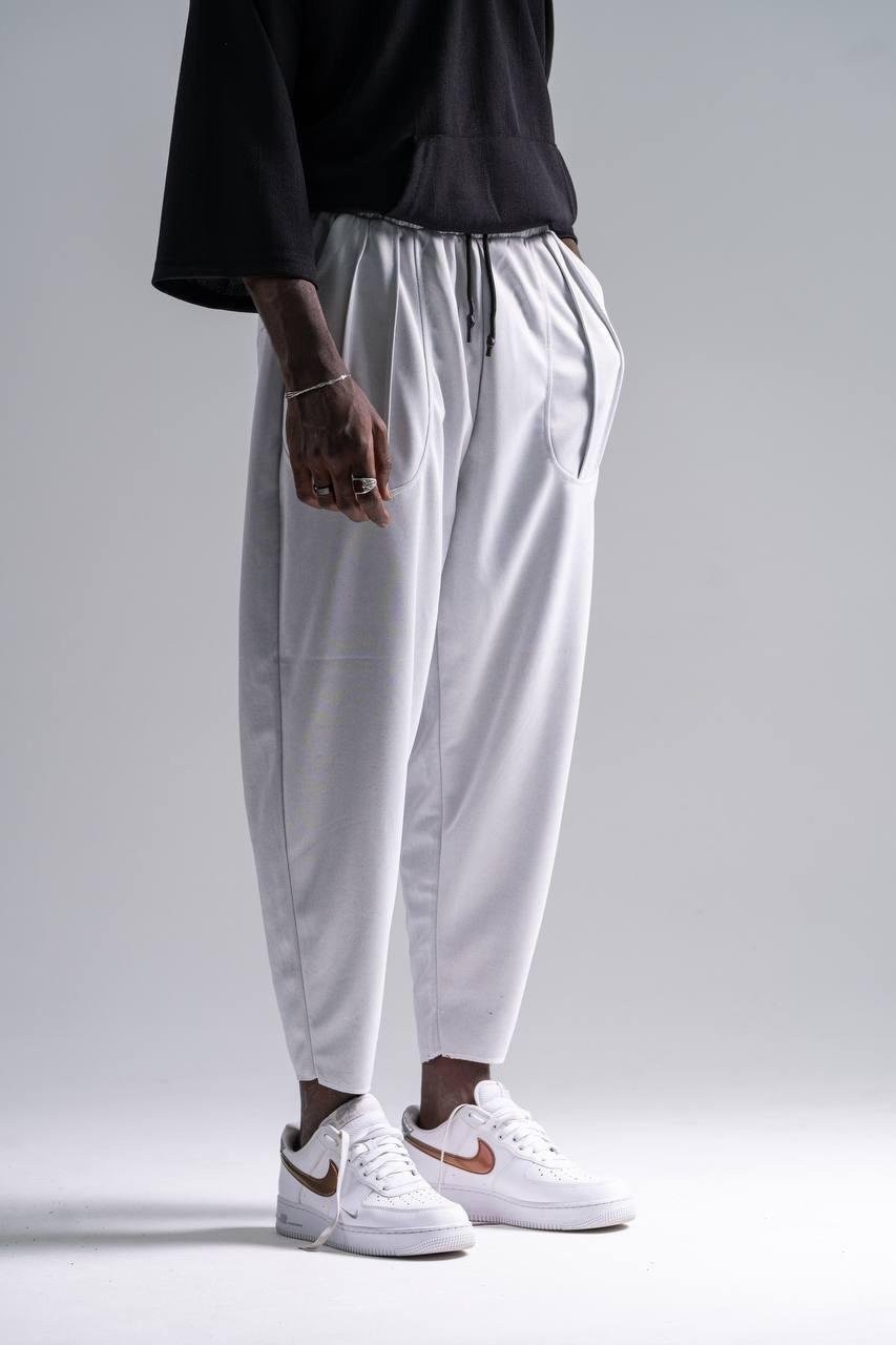 Pileli Baggy Pantolon