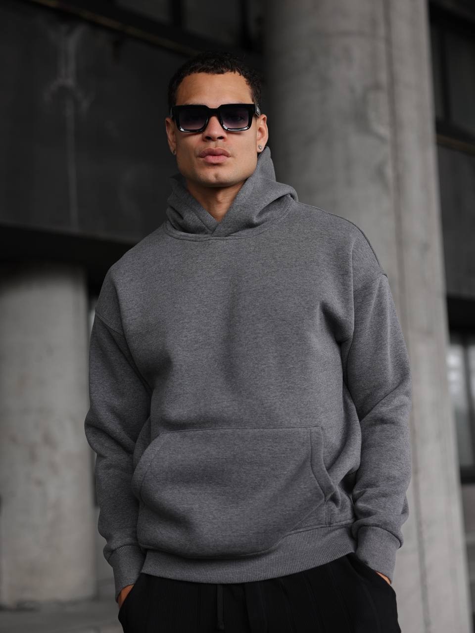 Kapüşonlu Cep Detaylı Hoodie