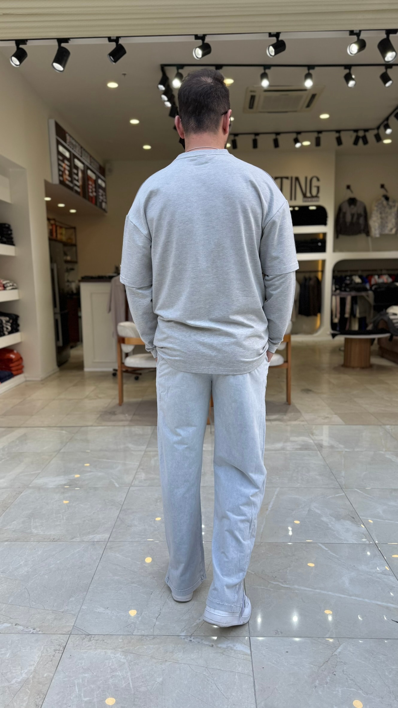 F25 Baskılı Kol Detaylı Sweat 