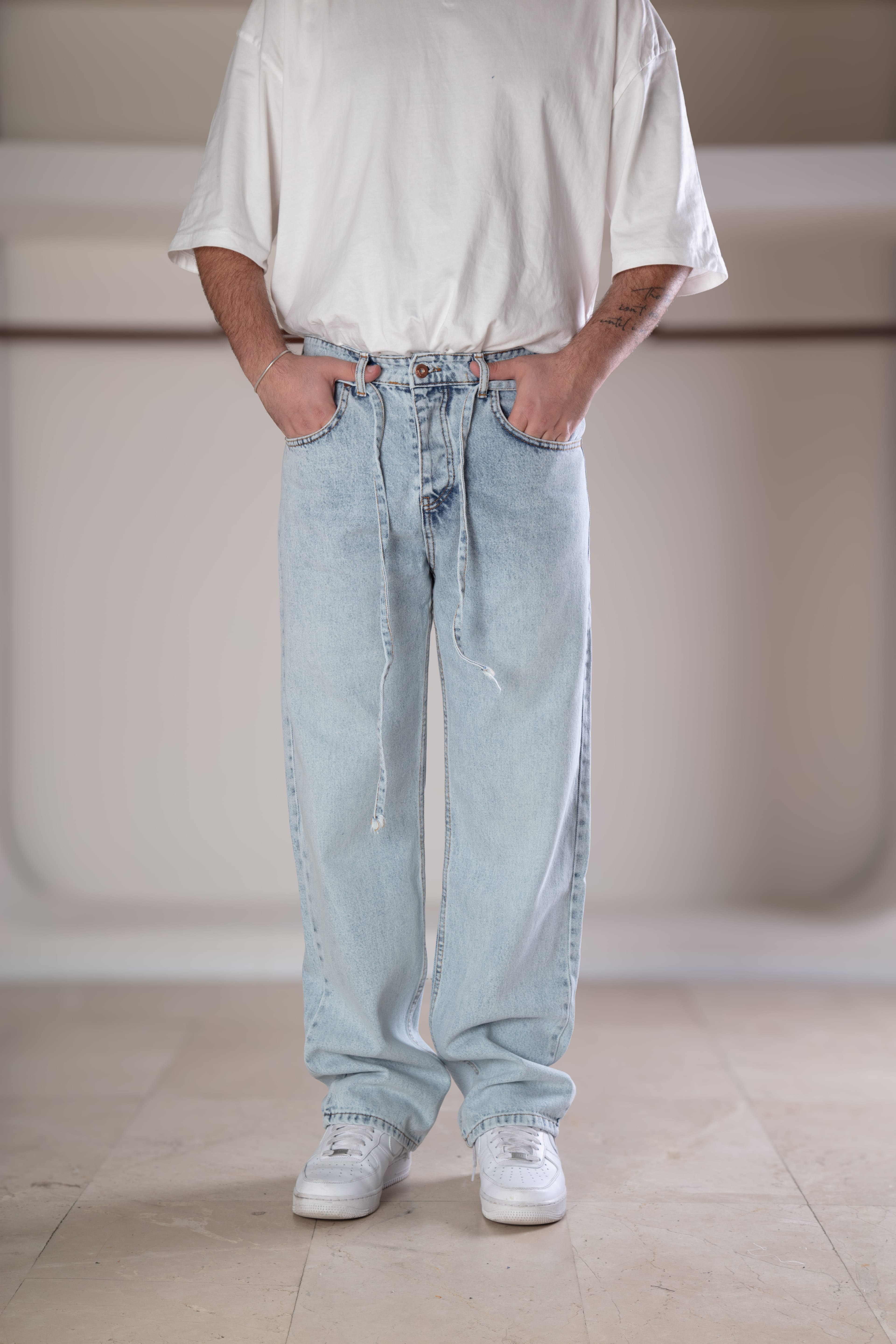 Erkek Baggy Jean Pantolon