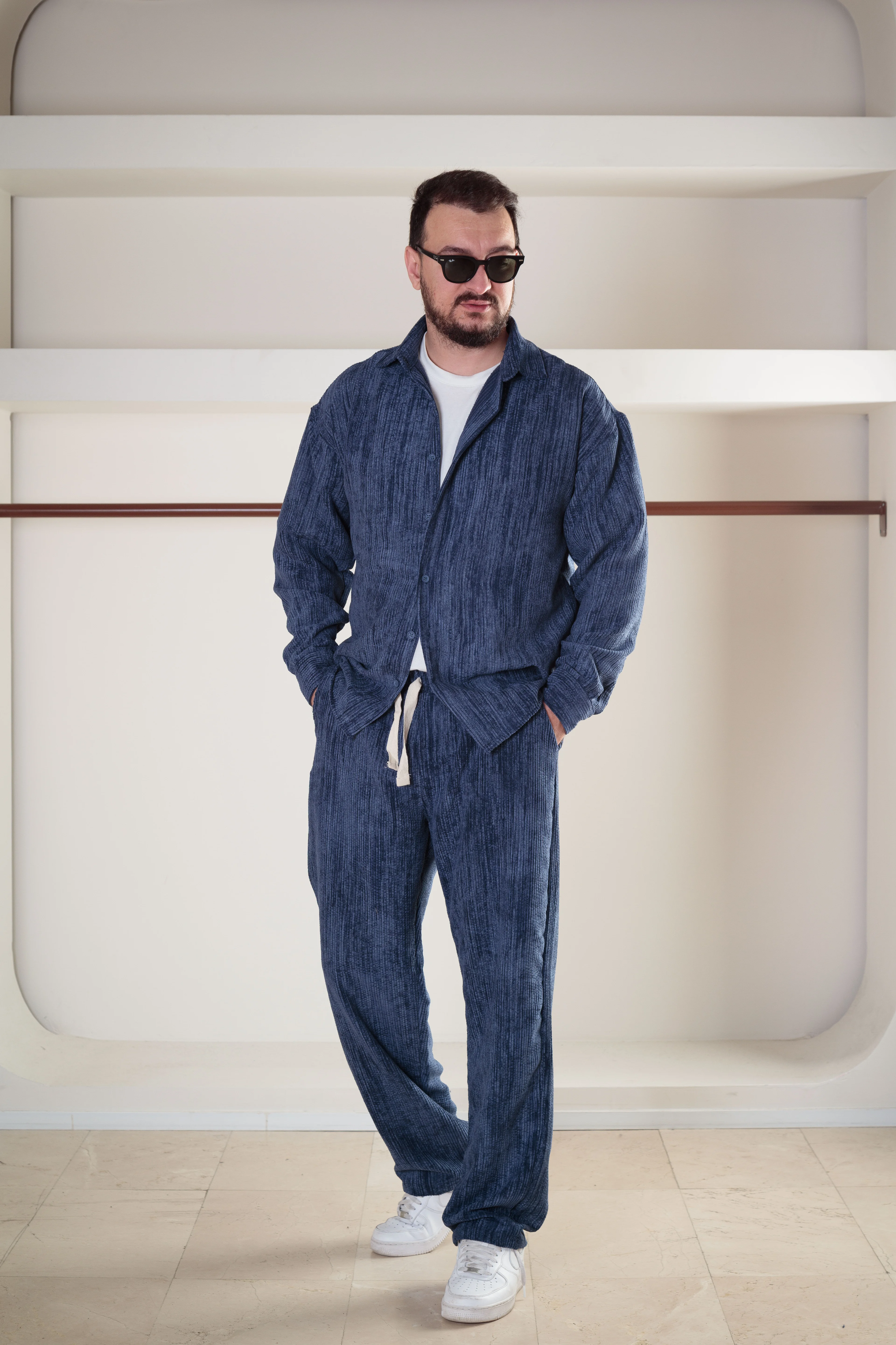 Oversize Kadife Takım