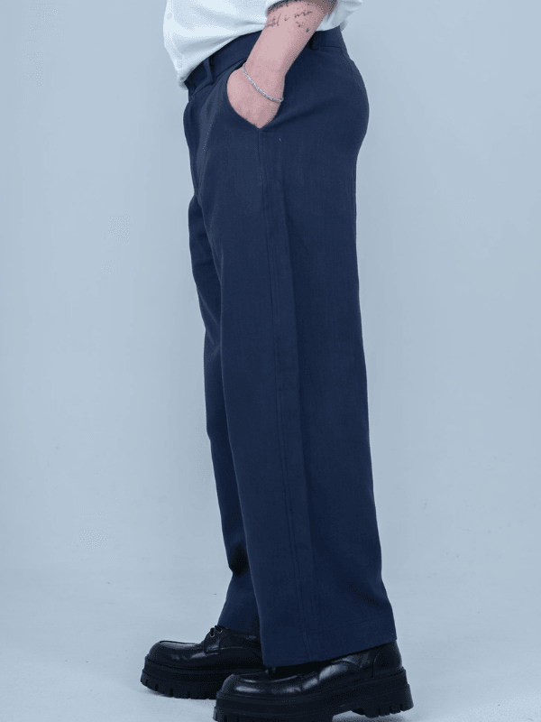 Keten Baggy Kalıp Pantolon