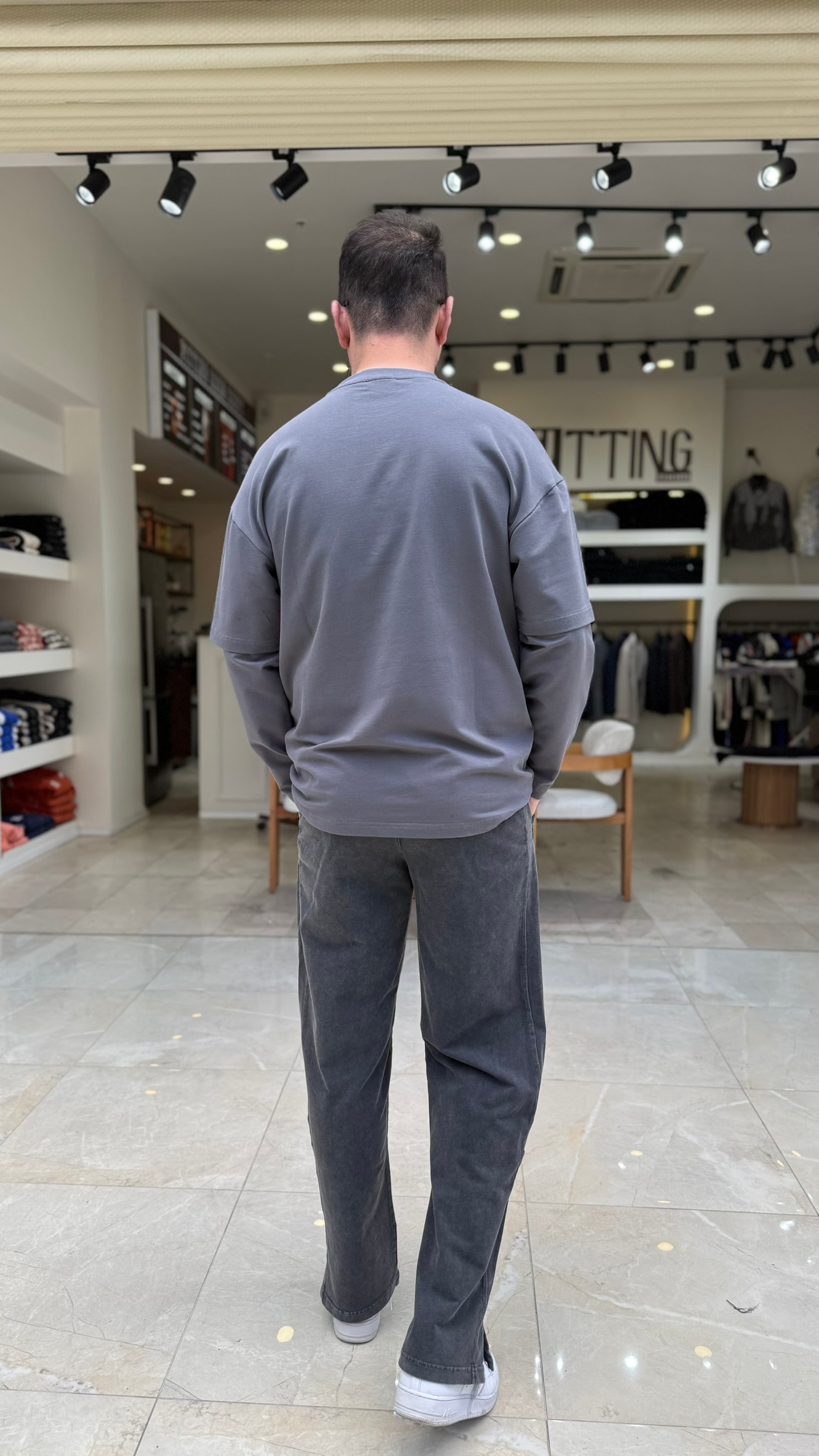 F25 Baskılı Kol Detaylı Sweat 