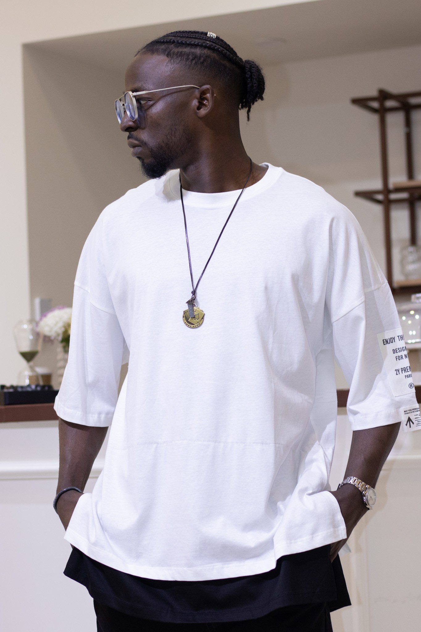 Etek Parçalı Oversize Kalıp Tshirt