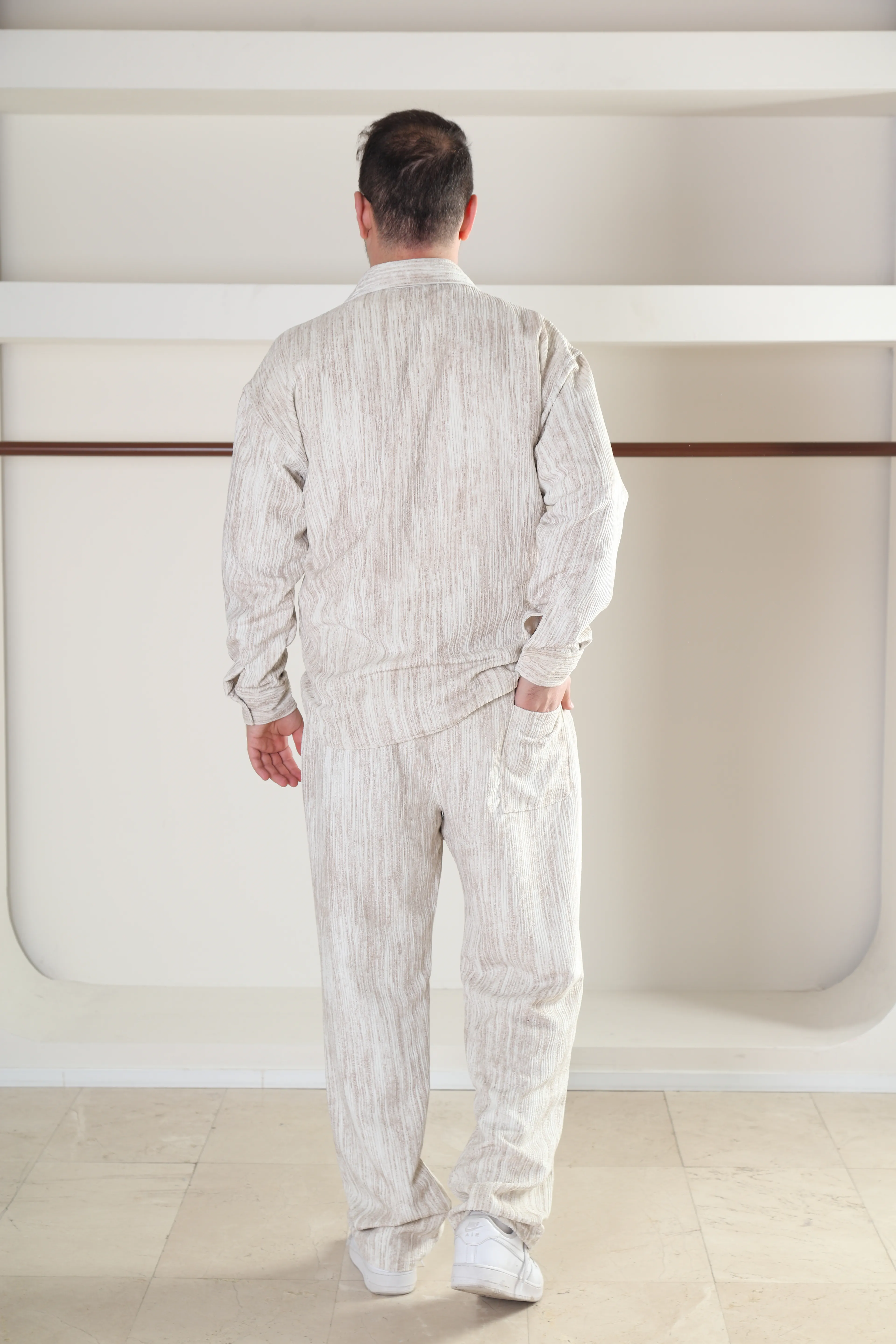 Oversize Batik Kadife Takım