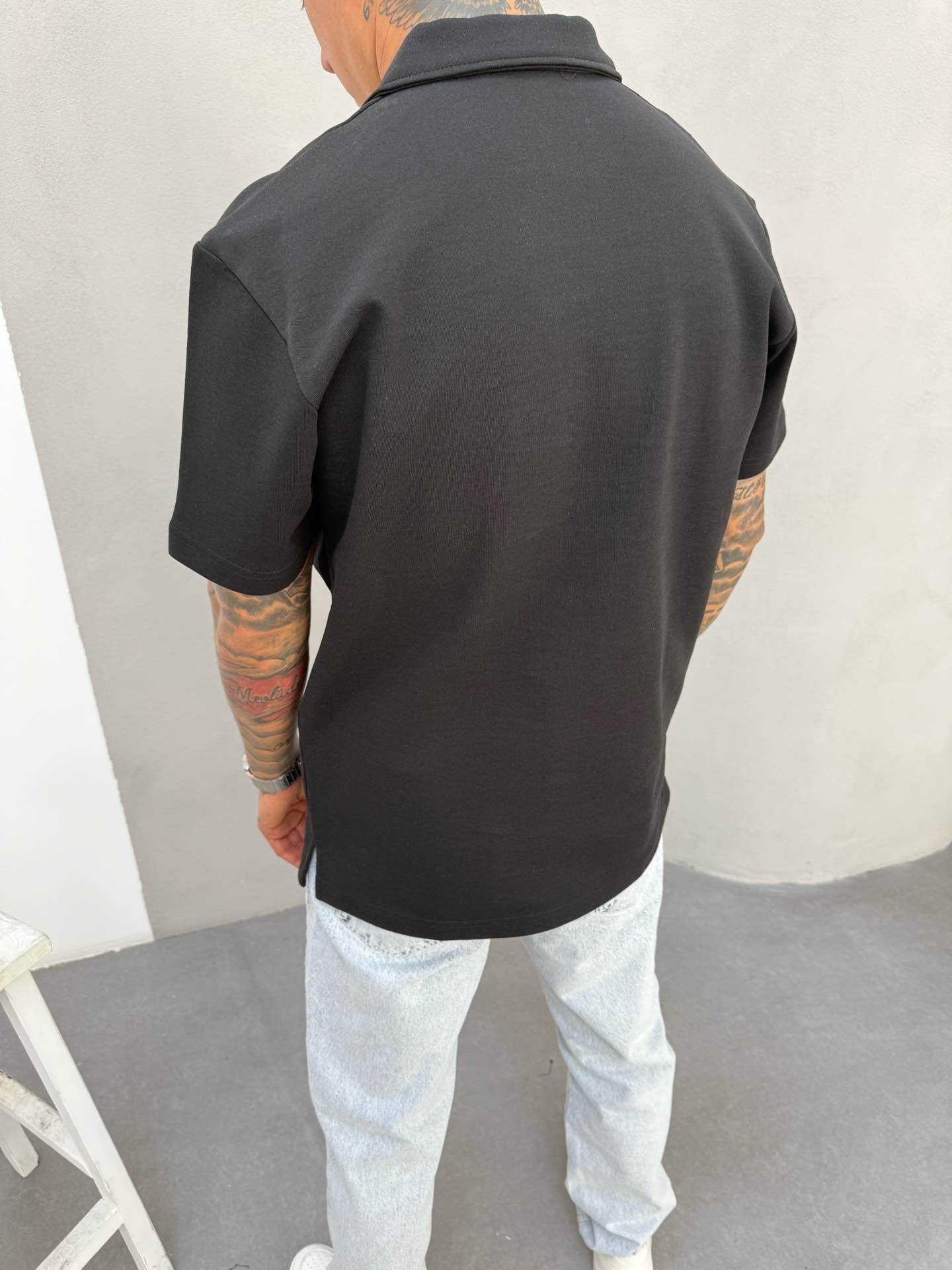 Polo Yaka Fermuarlı Tshirt