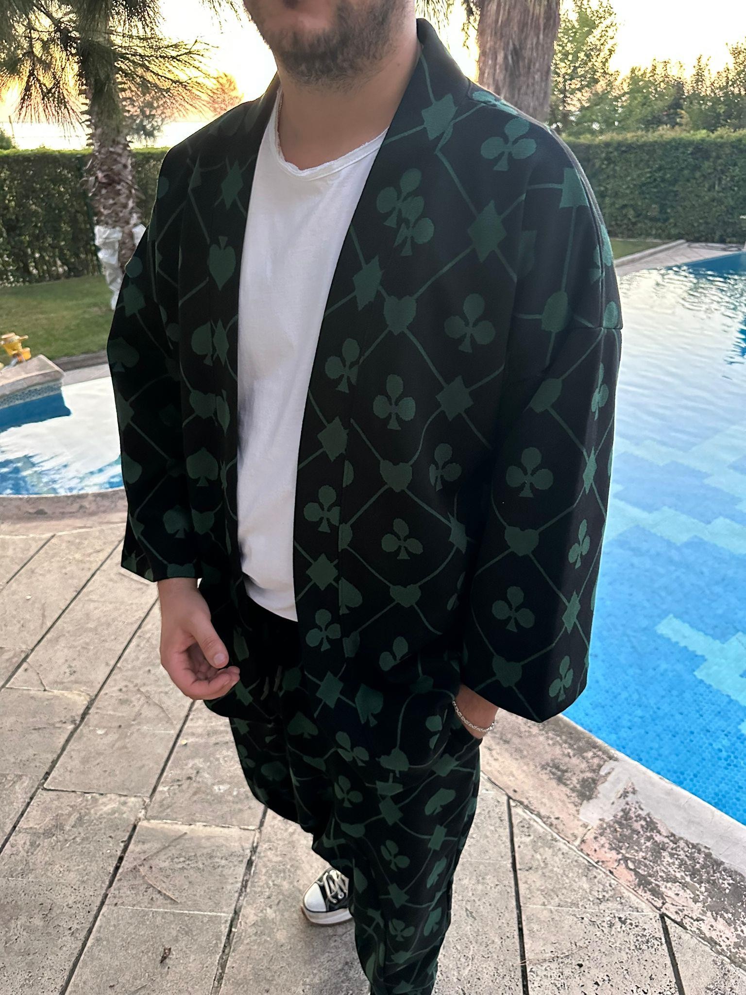 Desenli Kimono