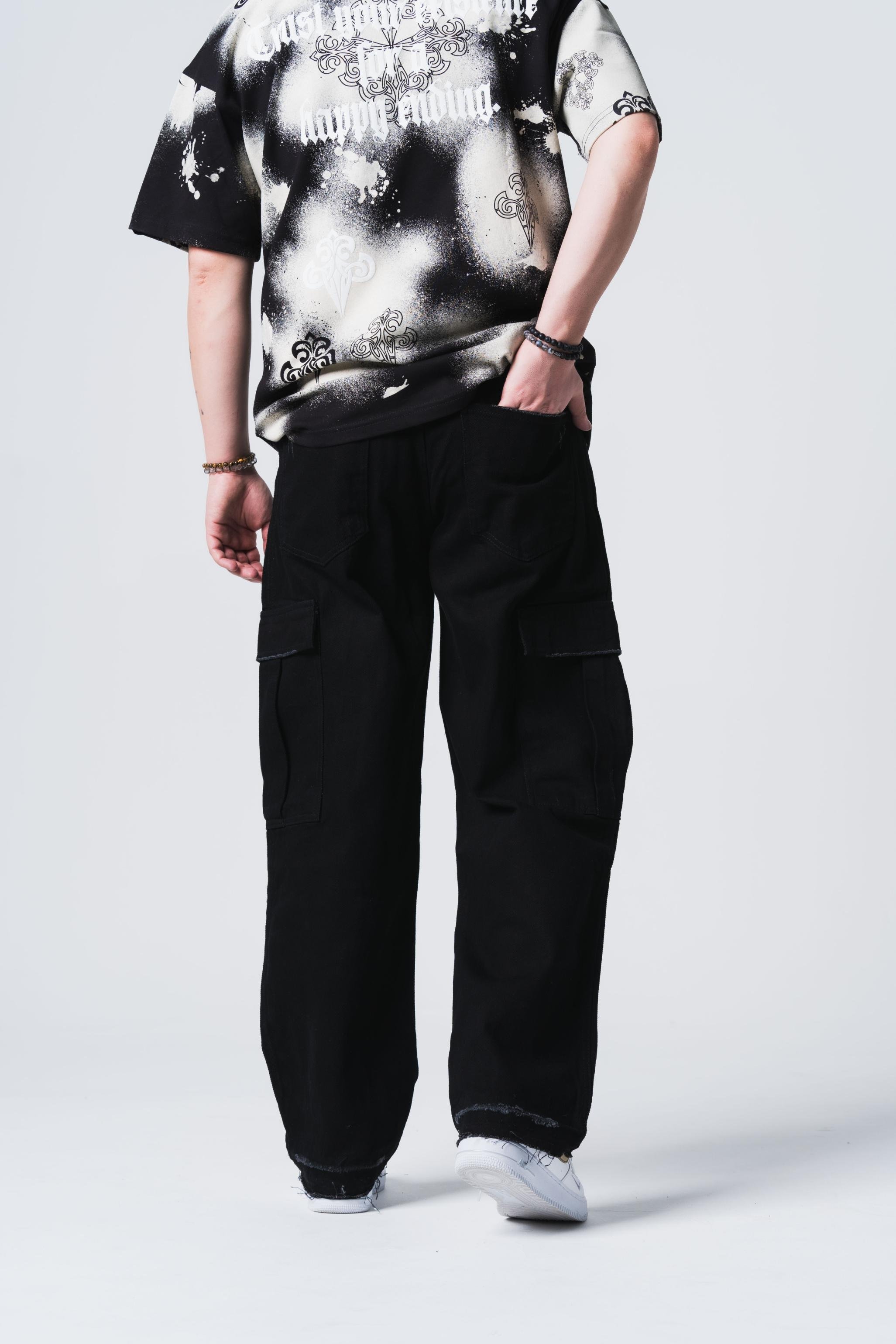 Kargo Cep Balon Kalıp Kot Pantolon