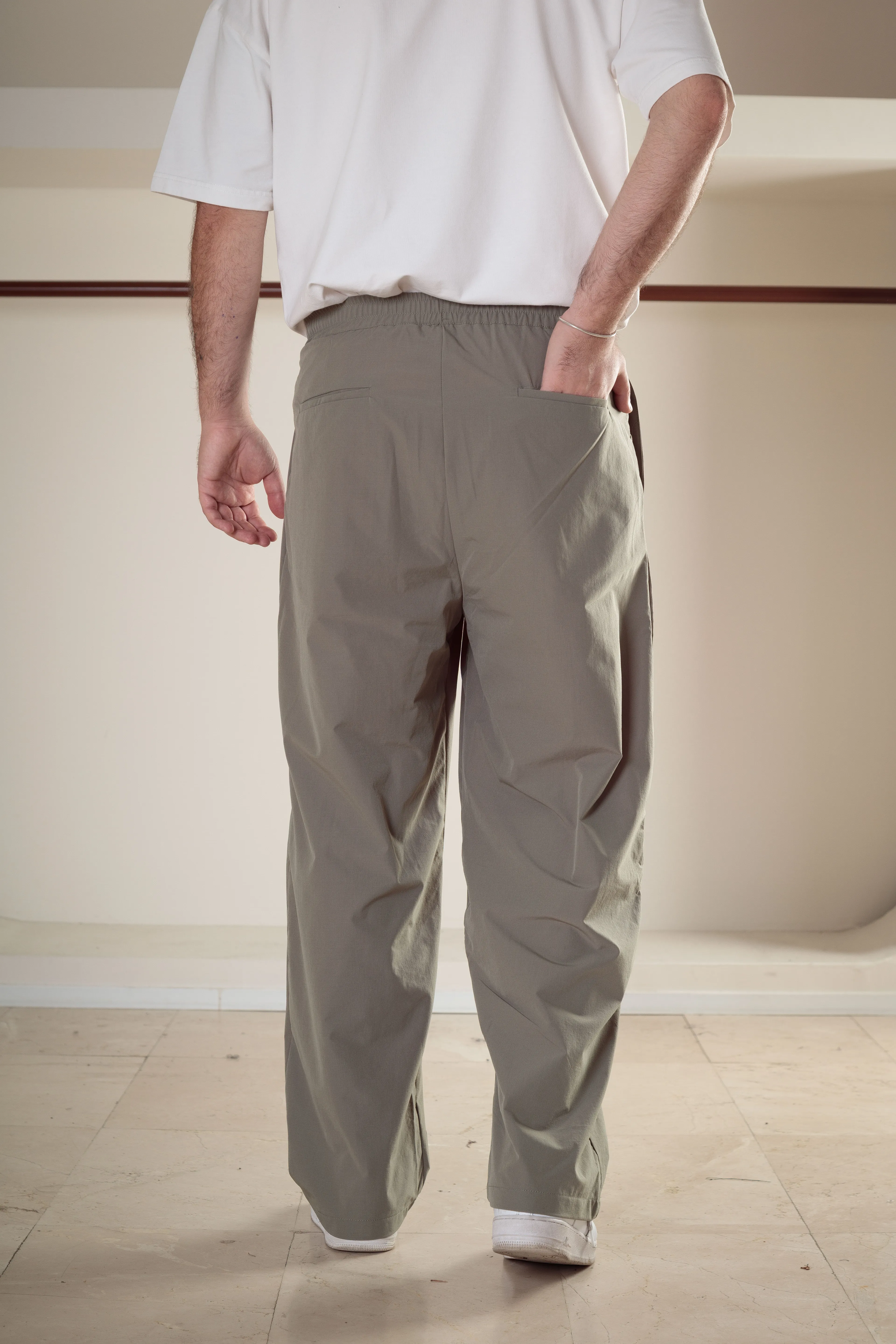 Paraşüt Kumaş Baggy Pantolon