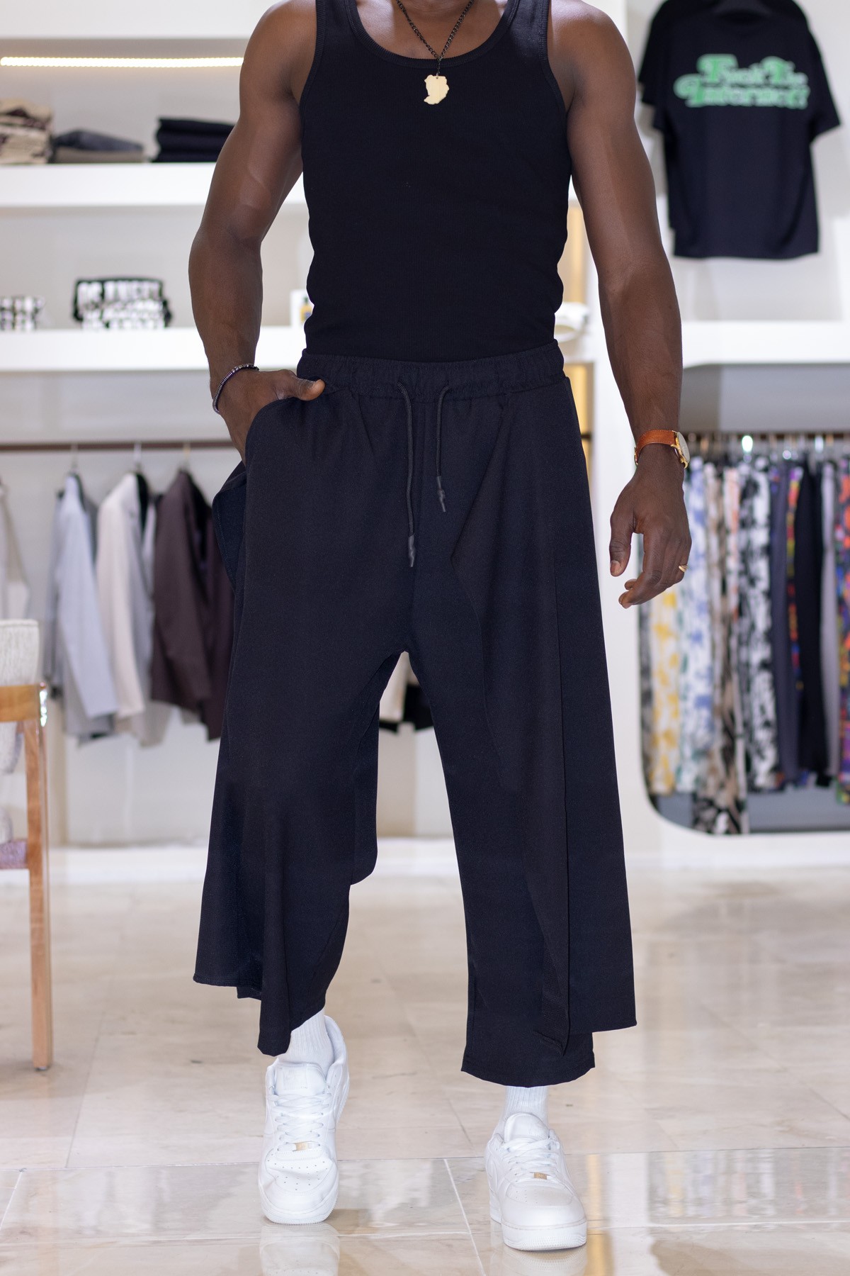 Ön Parçalı Baggy Pantolon